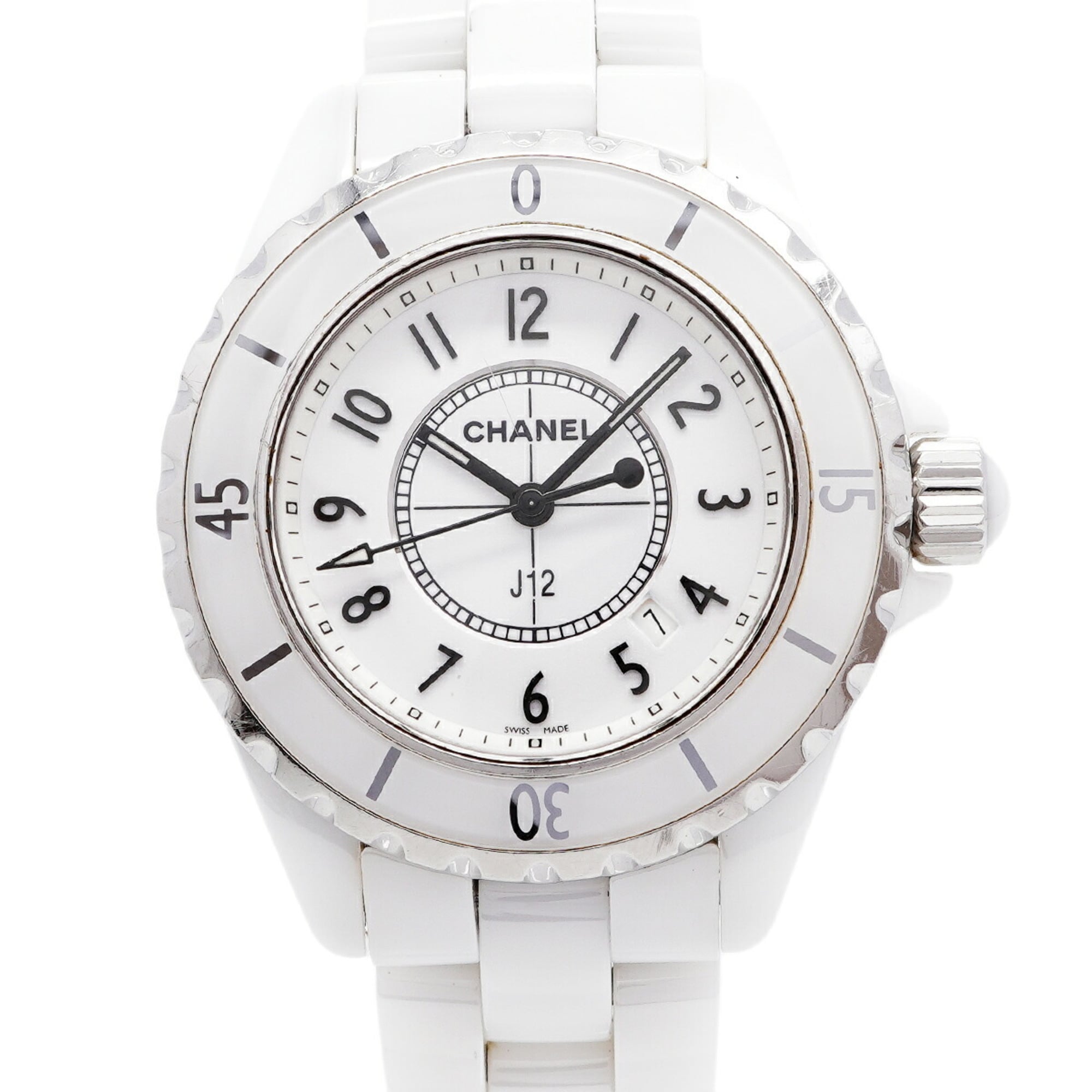 Chanel J12 H0968 White Dial Women\'s Watch