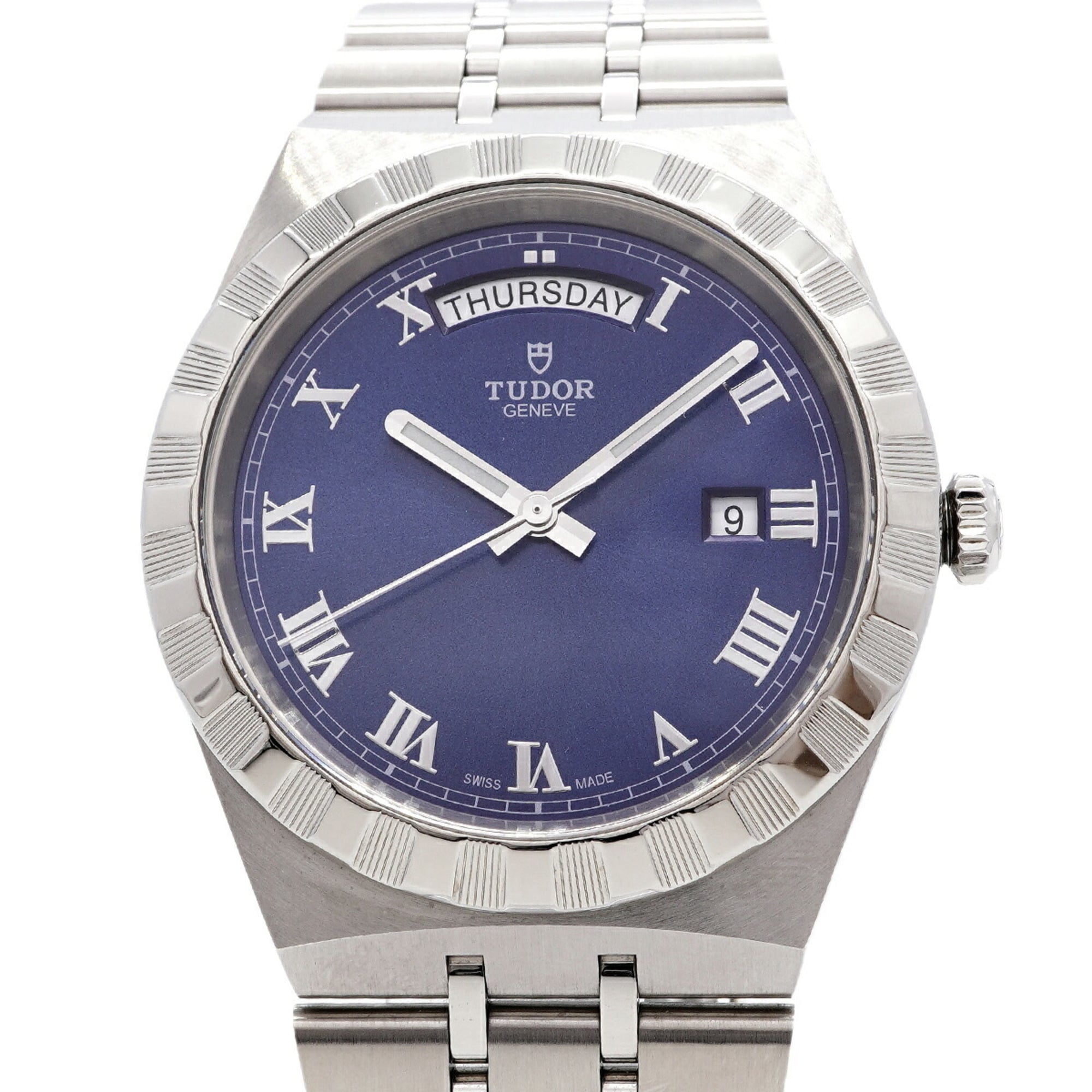 Tudor Royal Day-Date 28600 Blue Dial Men\'s Watch