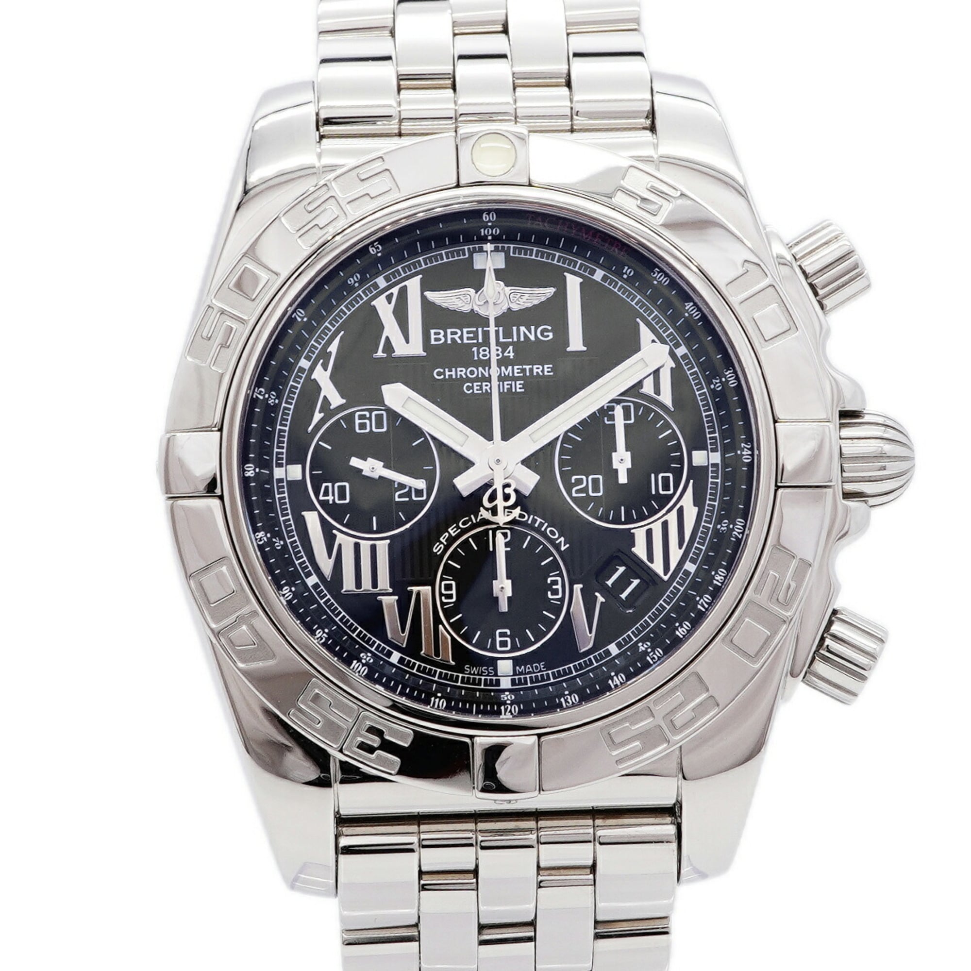 Breitling Chronomat 44 AB0110 Blue Dial Men\'s Watch