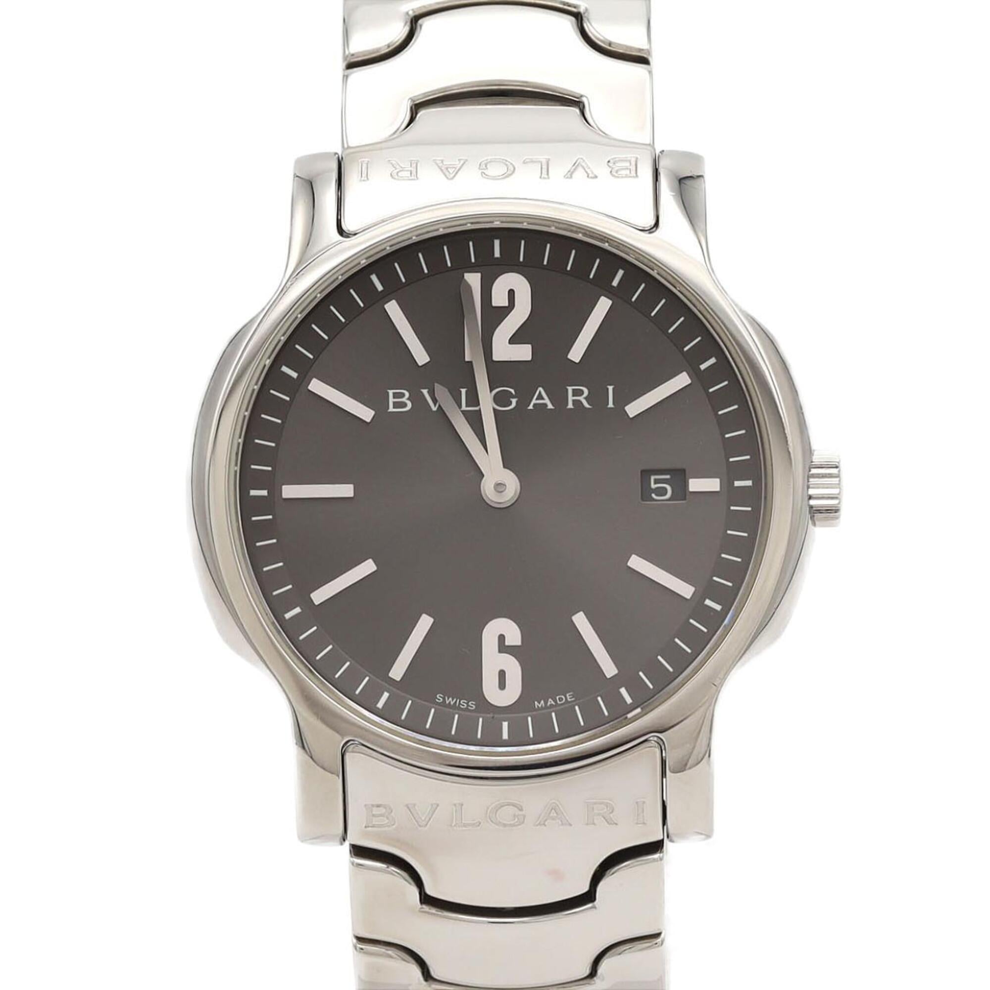Bulgari Solotempo ST35S ST35C5SSD Stainless Steel Quartz Watch