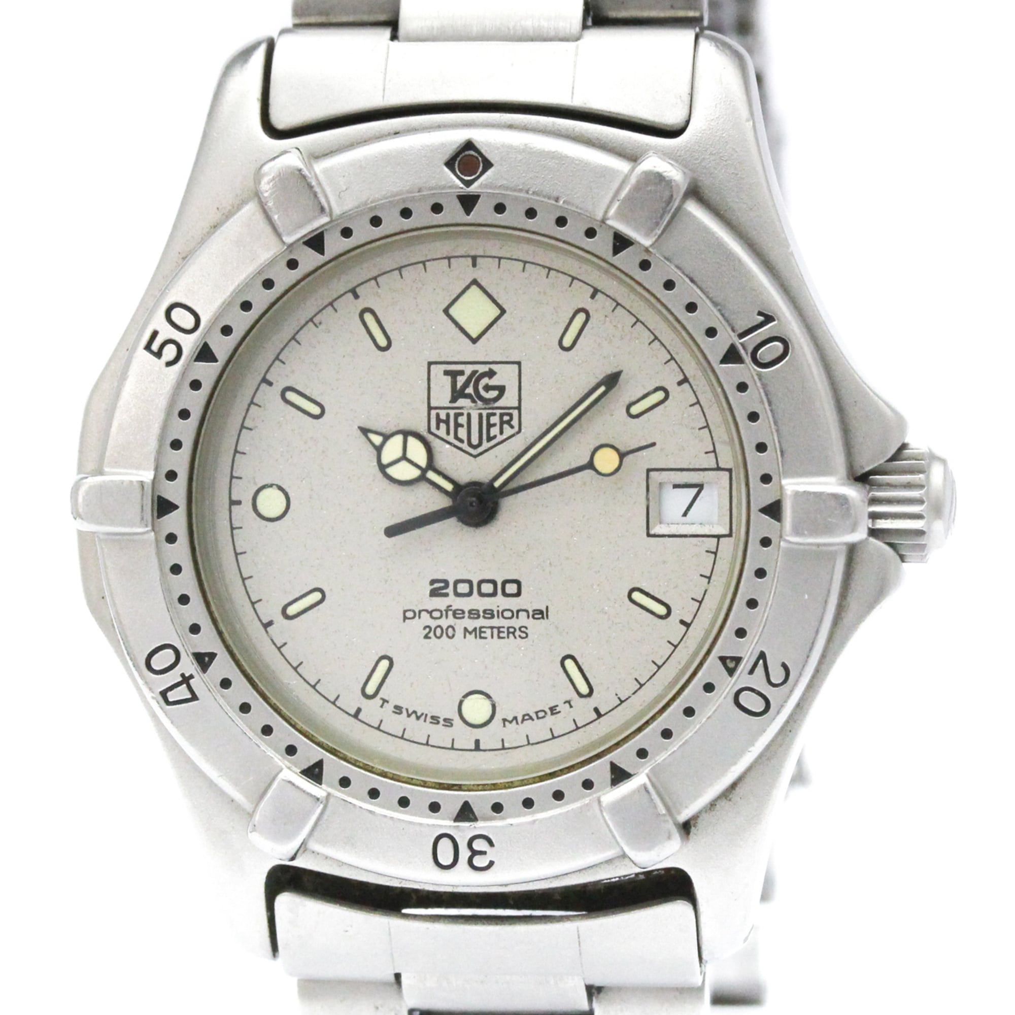 TAG HEUER 2000 Professional Steel Quartz Mid Size Watch 962.213