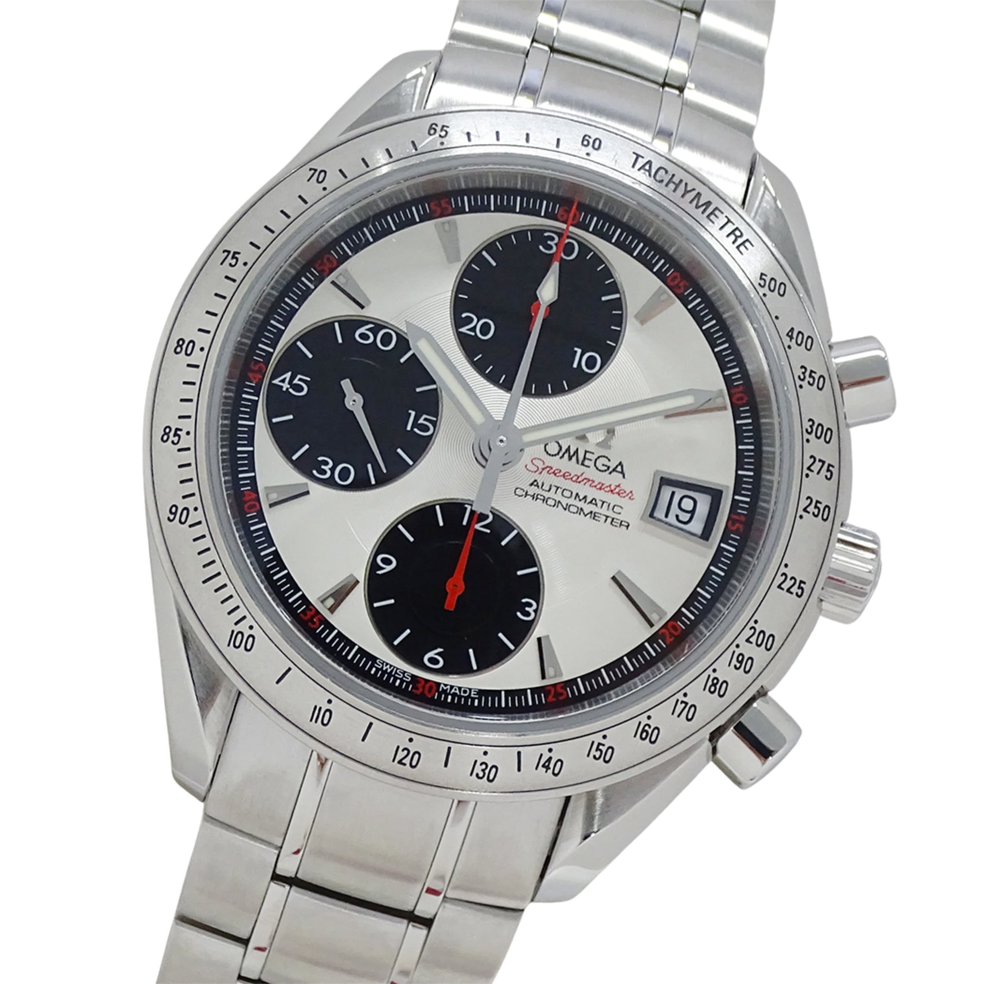 Omega Speedmaster 3211.31 Men\'s Watch, Brand Name, Date, Chronometer, Automatic, Stainless Steel (SS), Silver