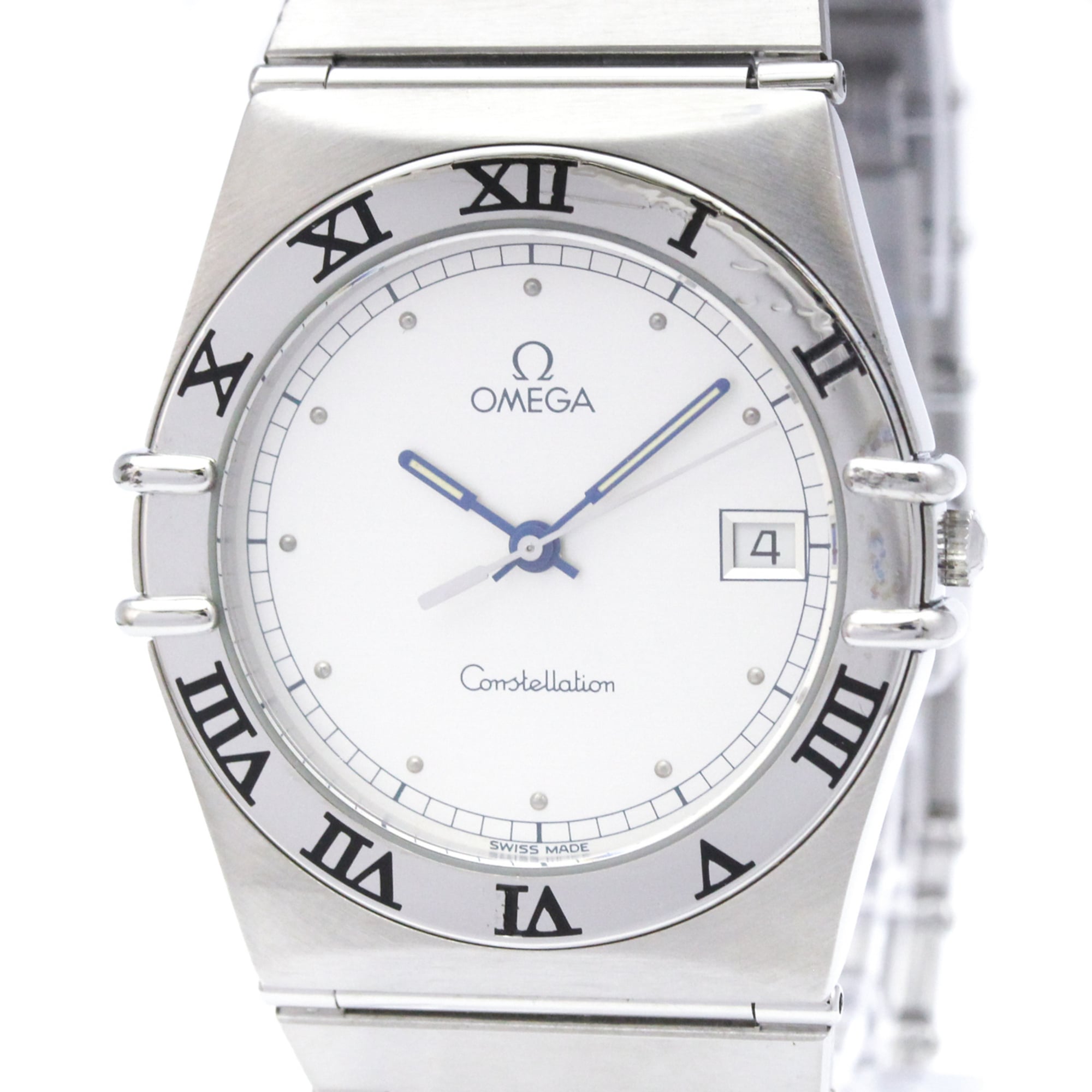 OMEGA Constellation Stainless Steel Quartz Mens Watch 396.1070 Polished
