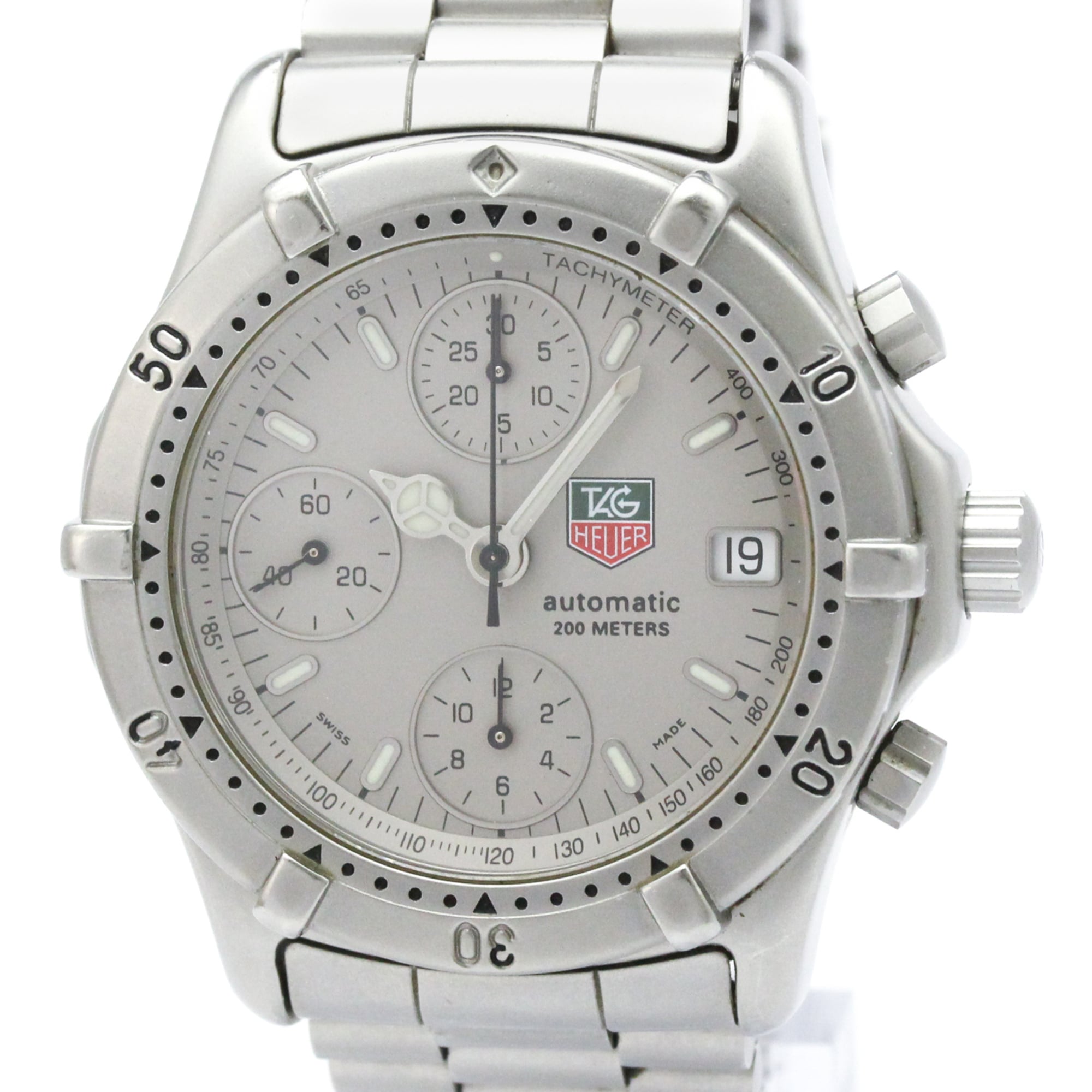 TAG HEUER 2000 Chronograph Stainless Steel Automatic Watch 760.306