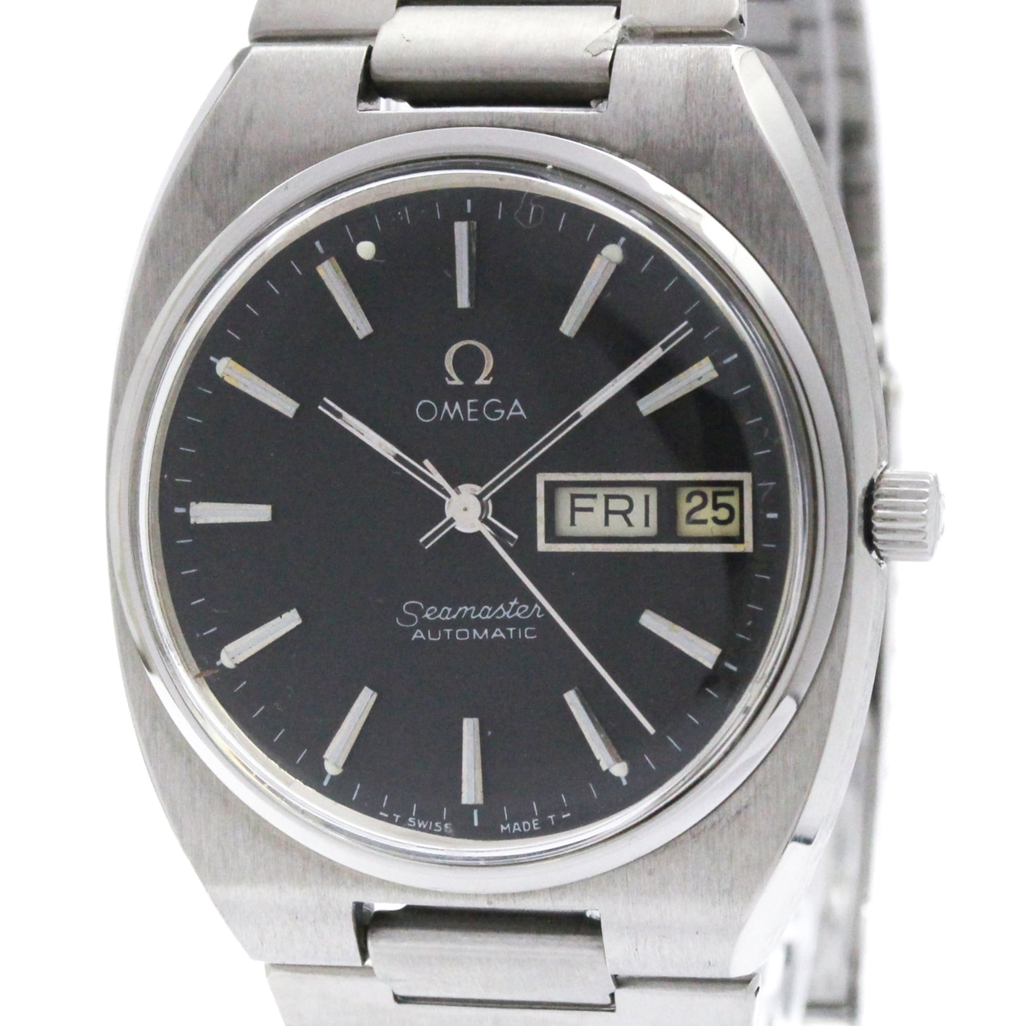 OMEGA Seamaster Day Date Cal 1020 Automatic Mens Watch 166.0213