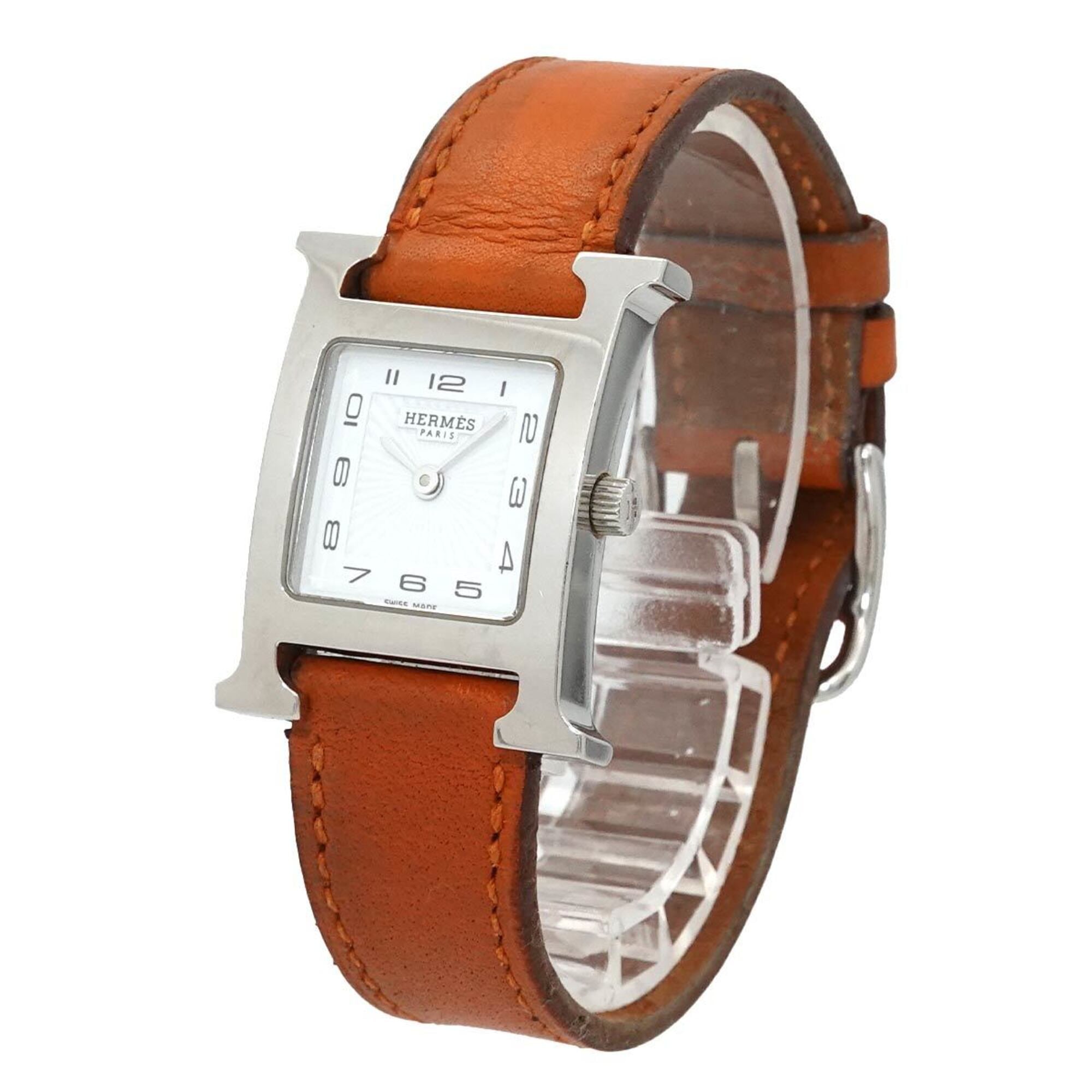 Hermes H-Watch HH1 210 Women\'s Watch White Quartz H