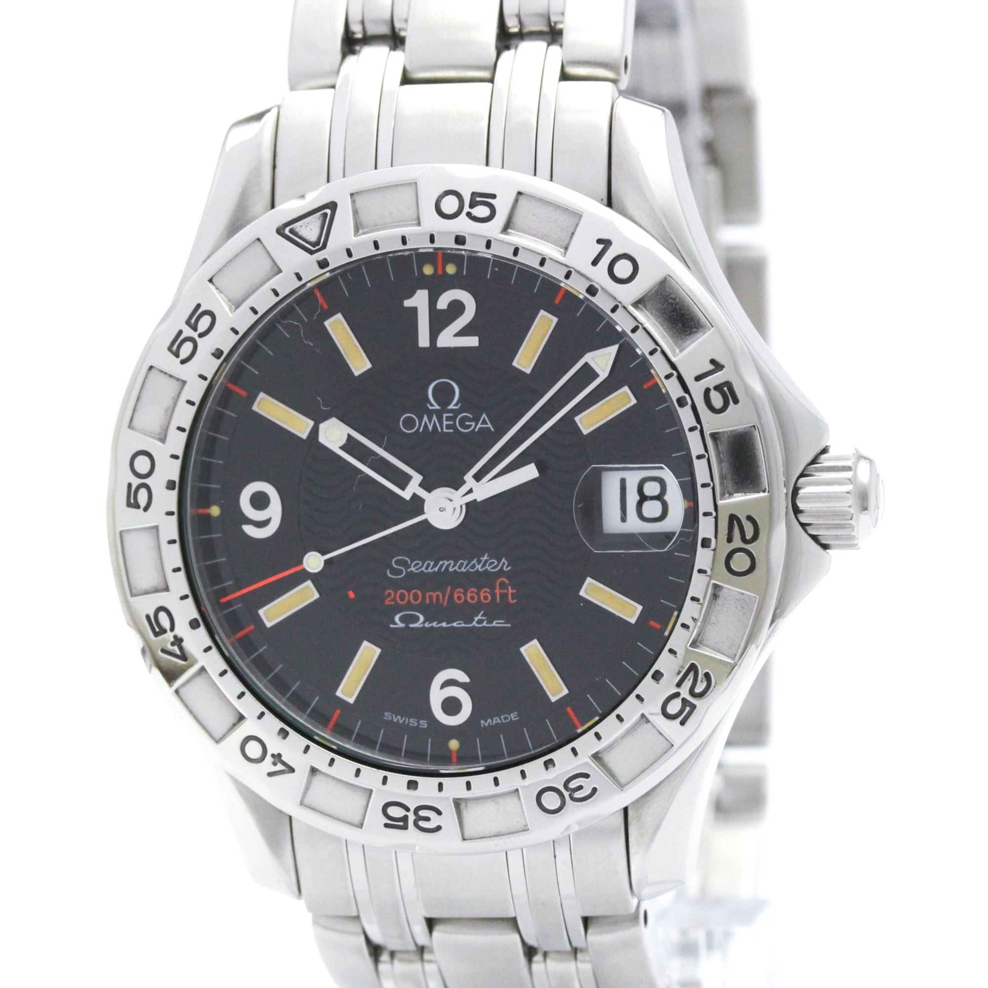 OMEGA Seamaster 200M Omegamatic Auto Quartz Mens Watch 2514.50 Polished