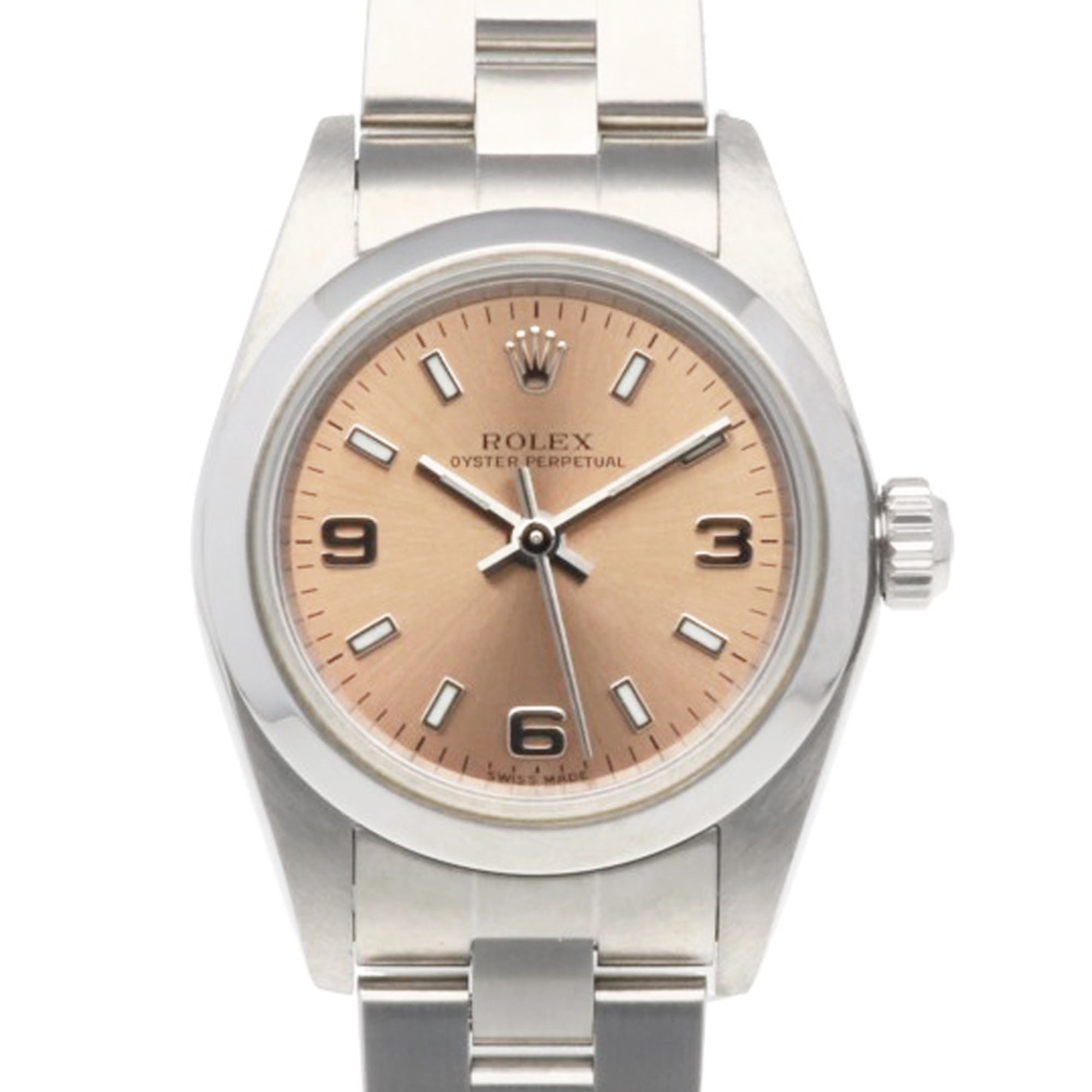 Rolex Oyster Perpetual Wristwatch, Stainless Steel, 76080, Automatic Winding, Overhauled, Polished, Y-serial number, Ladies\' ROLEX