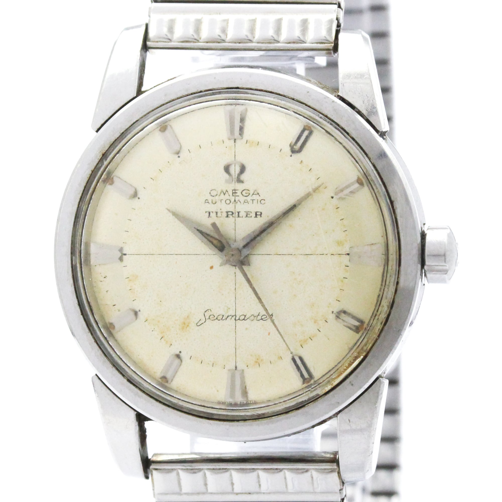 OMEGA Seamaster Cal 501 Steel Automatic Mens Watch 2846 Vintage