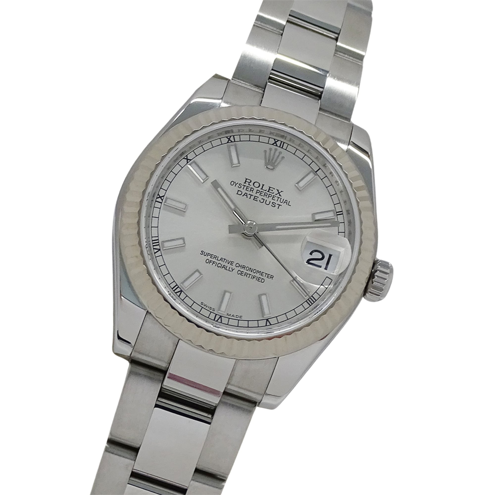 Rolex Datejust 178274 Z-serial, Ladies\' Automatic Watch, Stainless Steel (SS), White Gold (WG), Silver