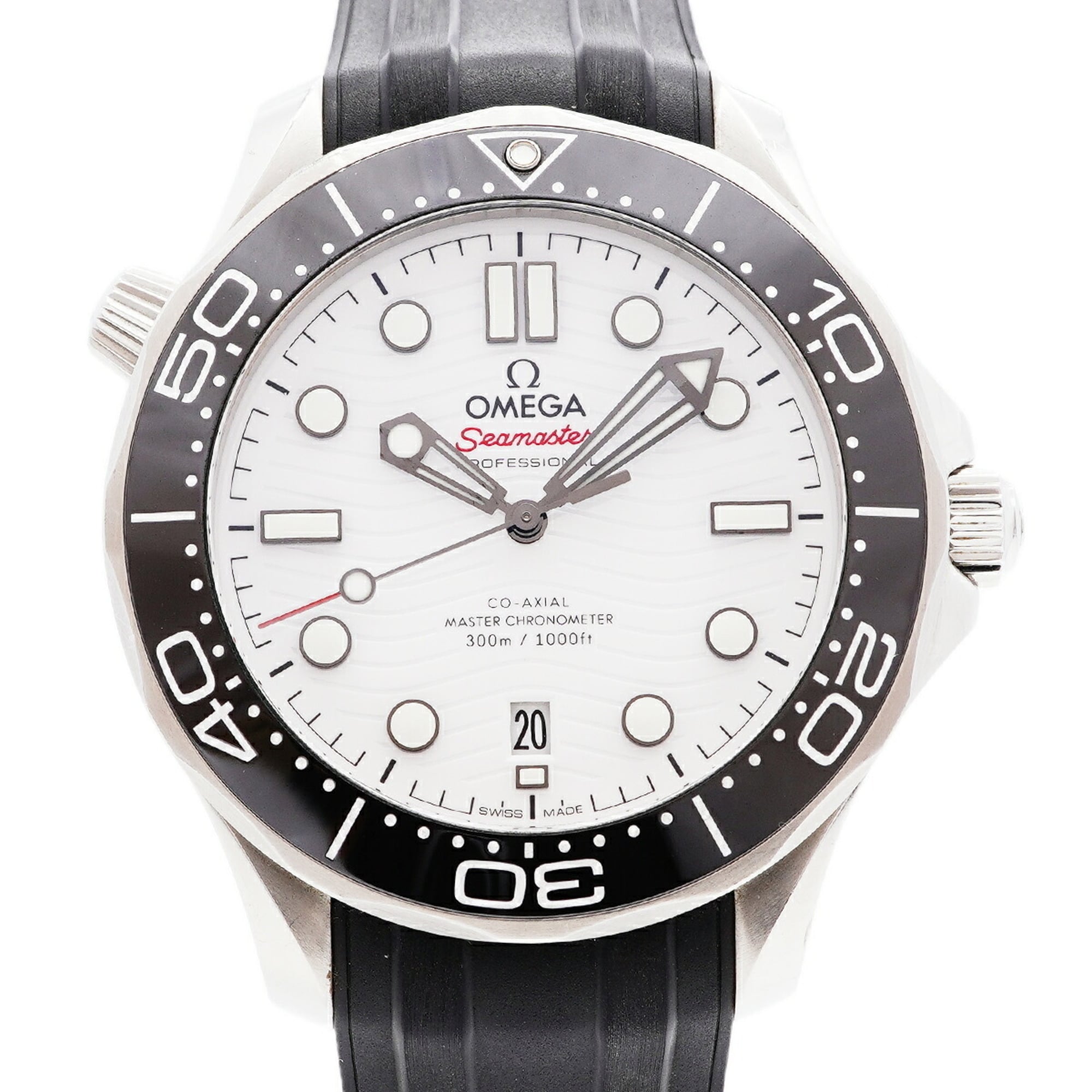Omega Seamaster Diver 300M 210.32.42.20.04.001 White Dial Men\'s Watch