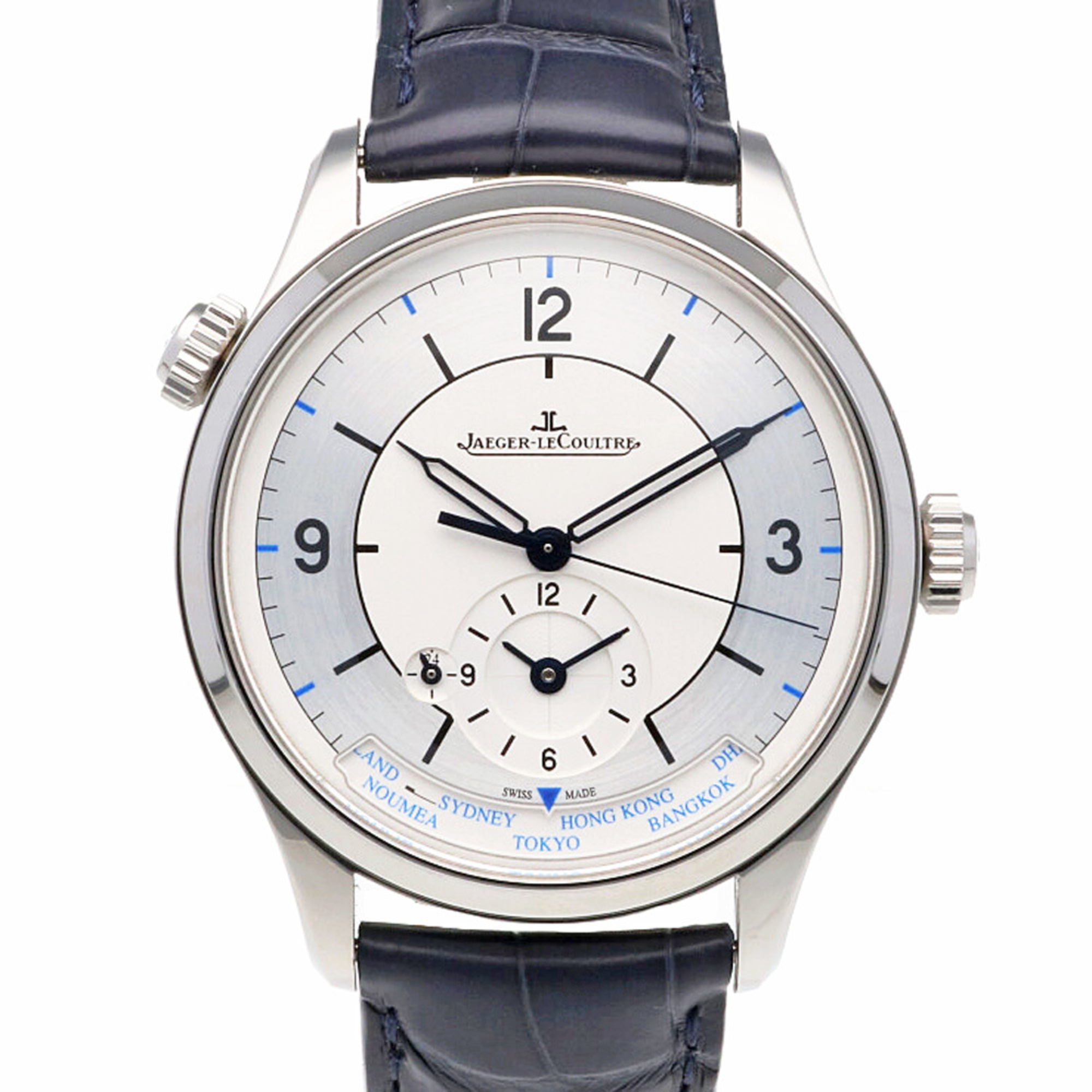 Jaeger-LeCoultre Master Geographic Watch, Stainless Steel, Q1428530 (176.8.92.S), Automatic Winding, Men\'s Watch.