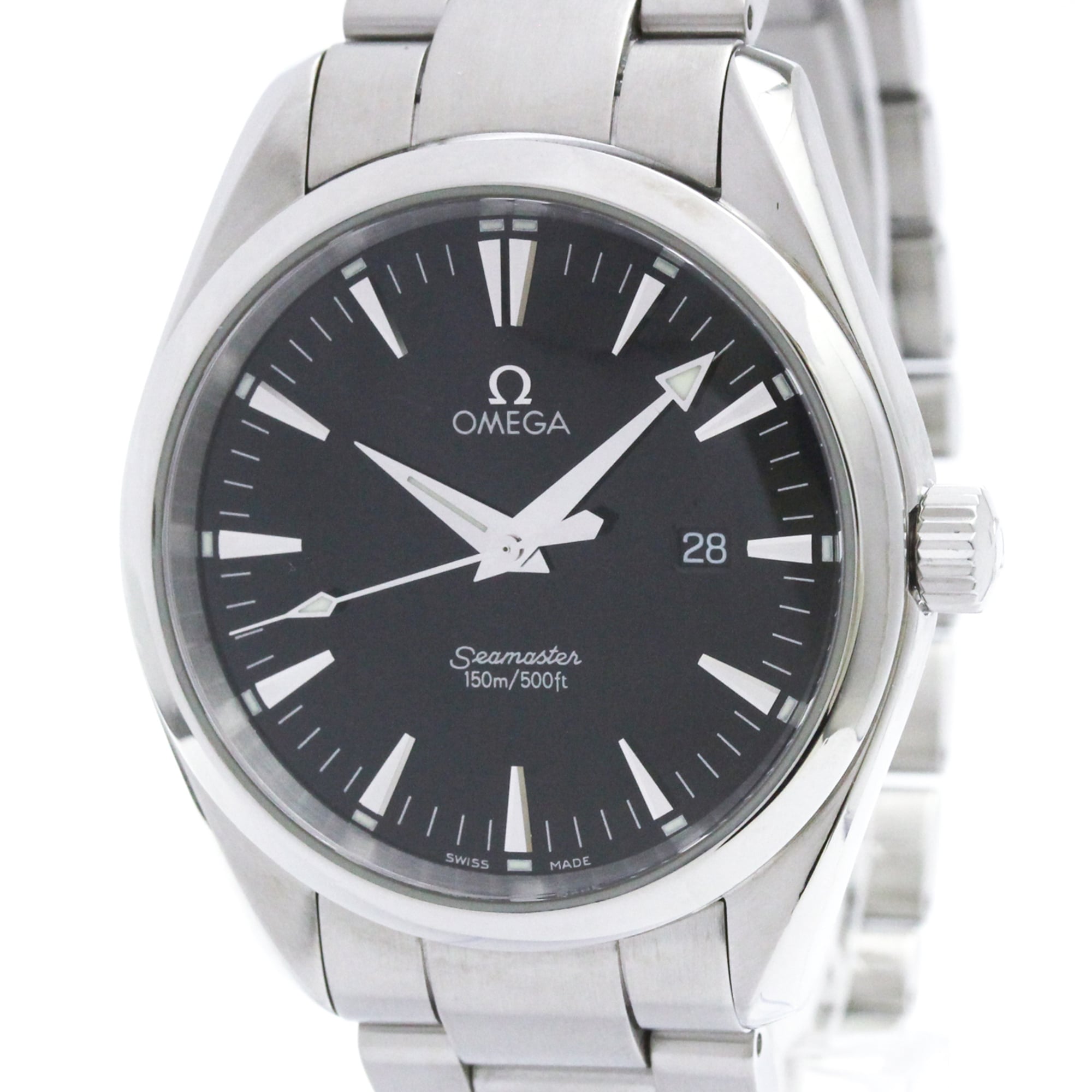 OMEGA Seamaster Aqua Terra Steel Quartz Mens Watch 2517.50 Polished
