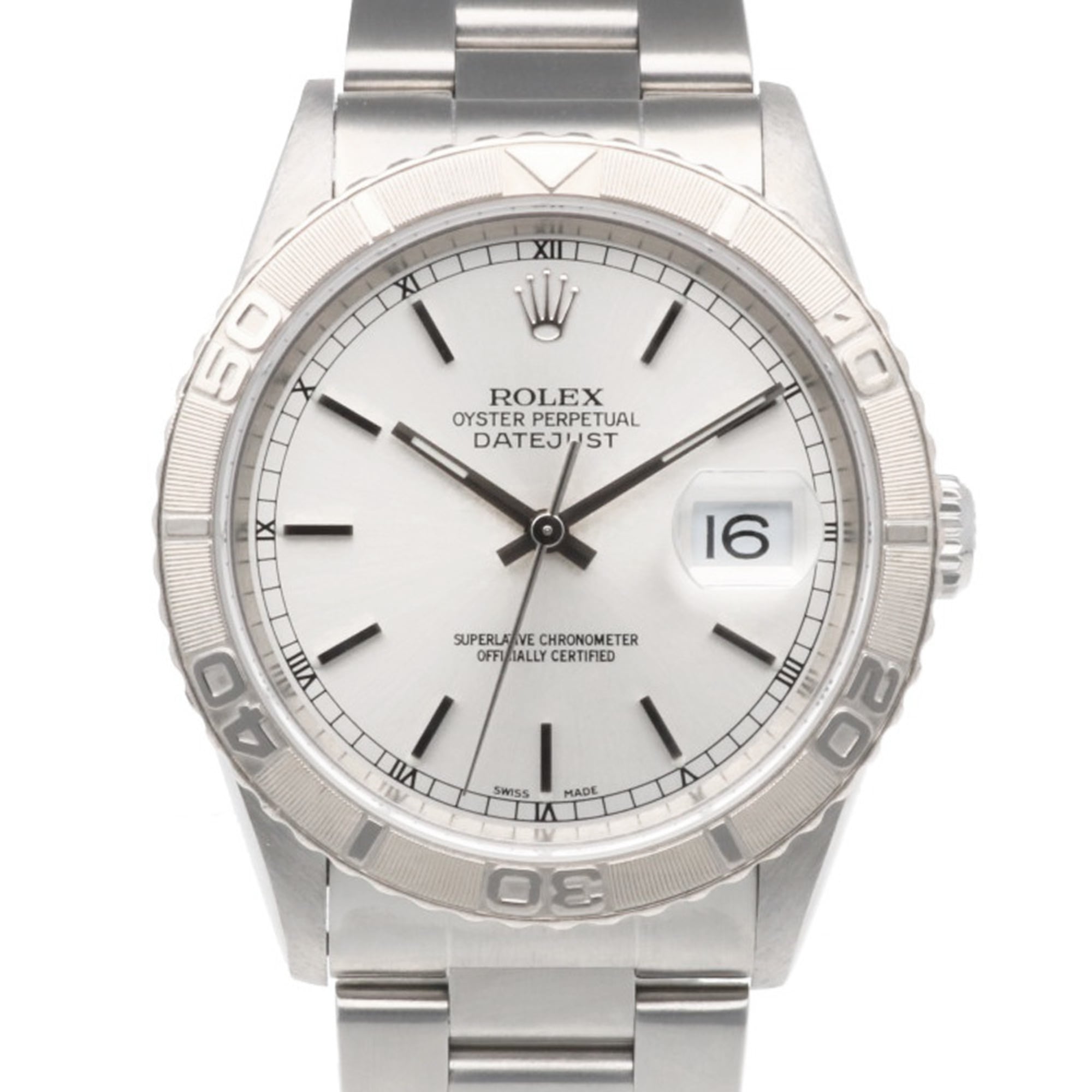 Rolex Datejust Thunderbird Oyster Perpetual Watch, Stainless Steel, 16264, Automatic Winding, Overhauled, Polished, K-serial number, Men\'s.