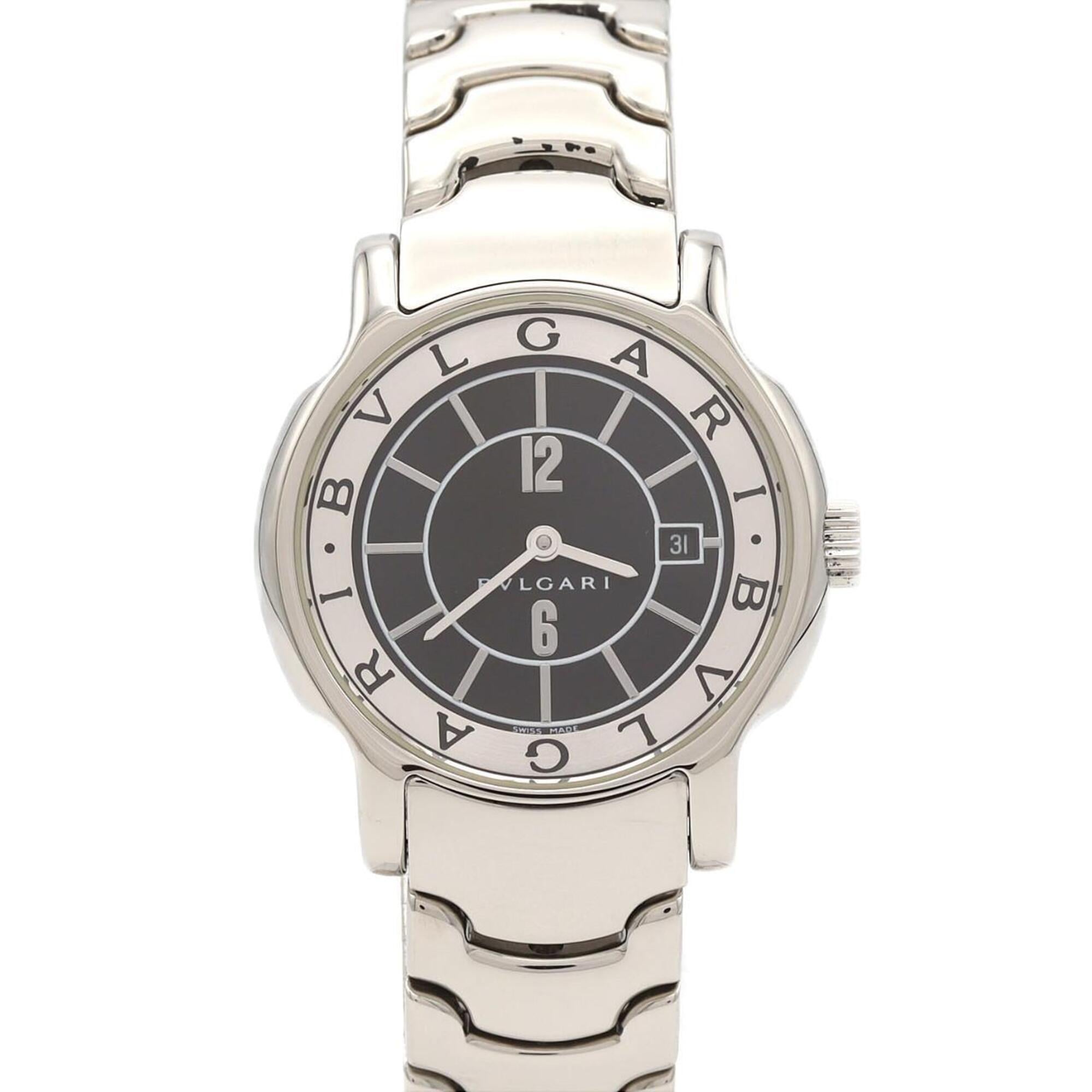 Bulgari Solotempo ST29S ST29BSSD Stainless Steel Quartz Watch
