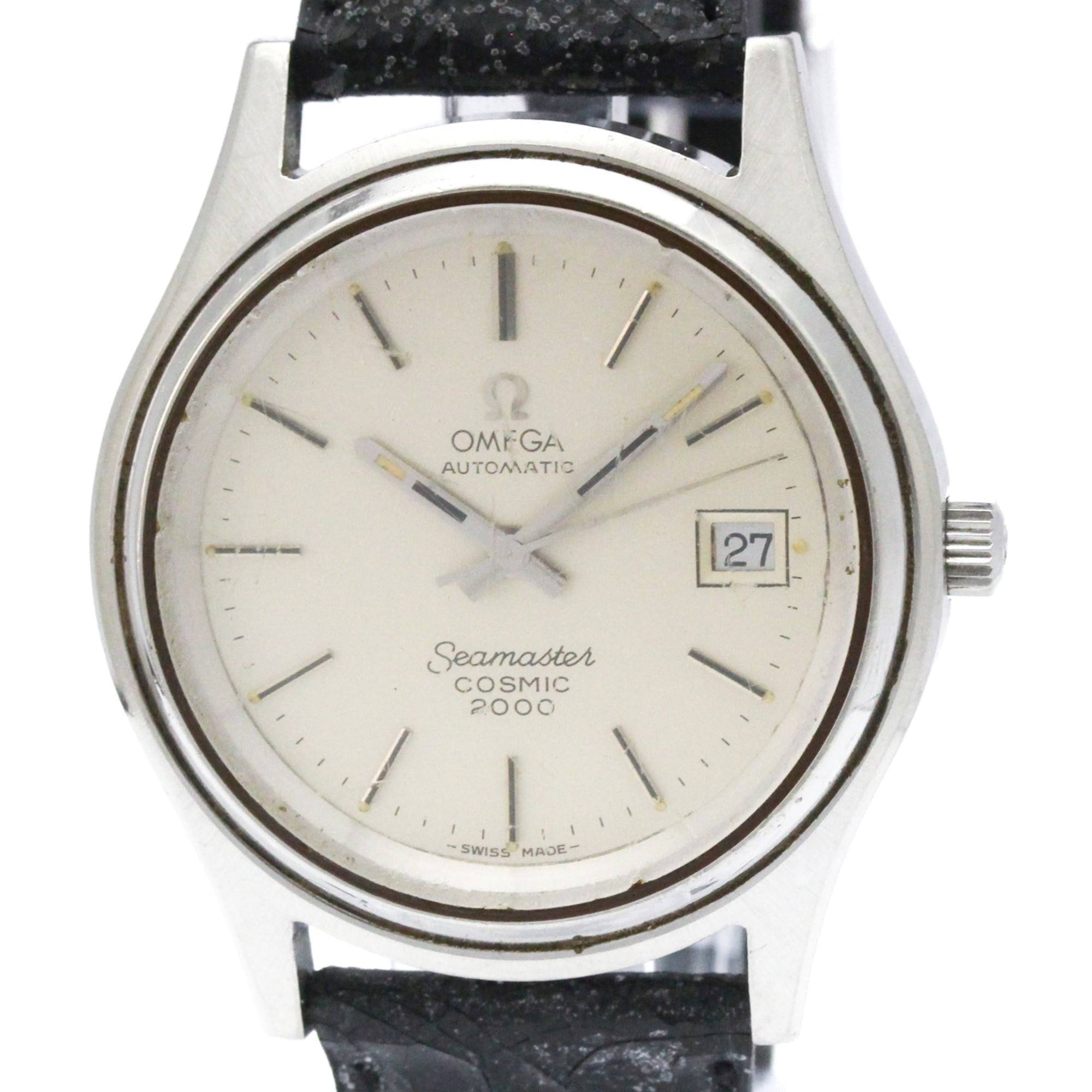 OMEGA Seamaster Cosmic 2000 Cal 1012 Steel Automatic Mens Watch 166.128