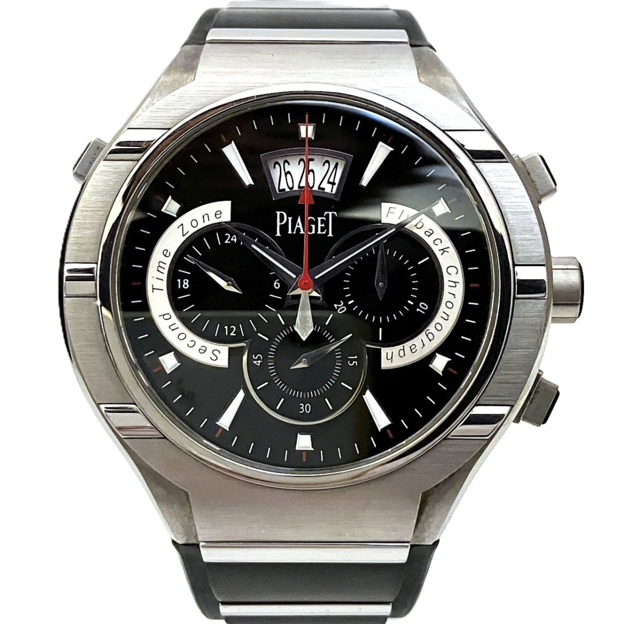 Piaget PIAGET Polo Watch, Total Weight 119.2g, Stainless Steel & Titanium, Automatic Movement, Black Dial, P10534