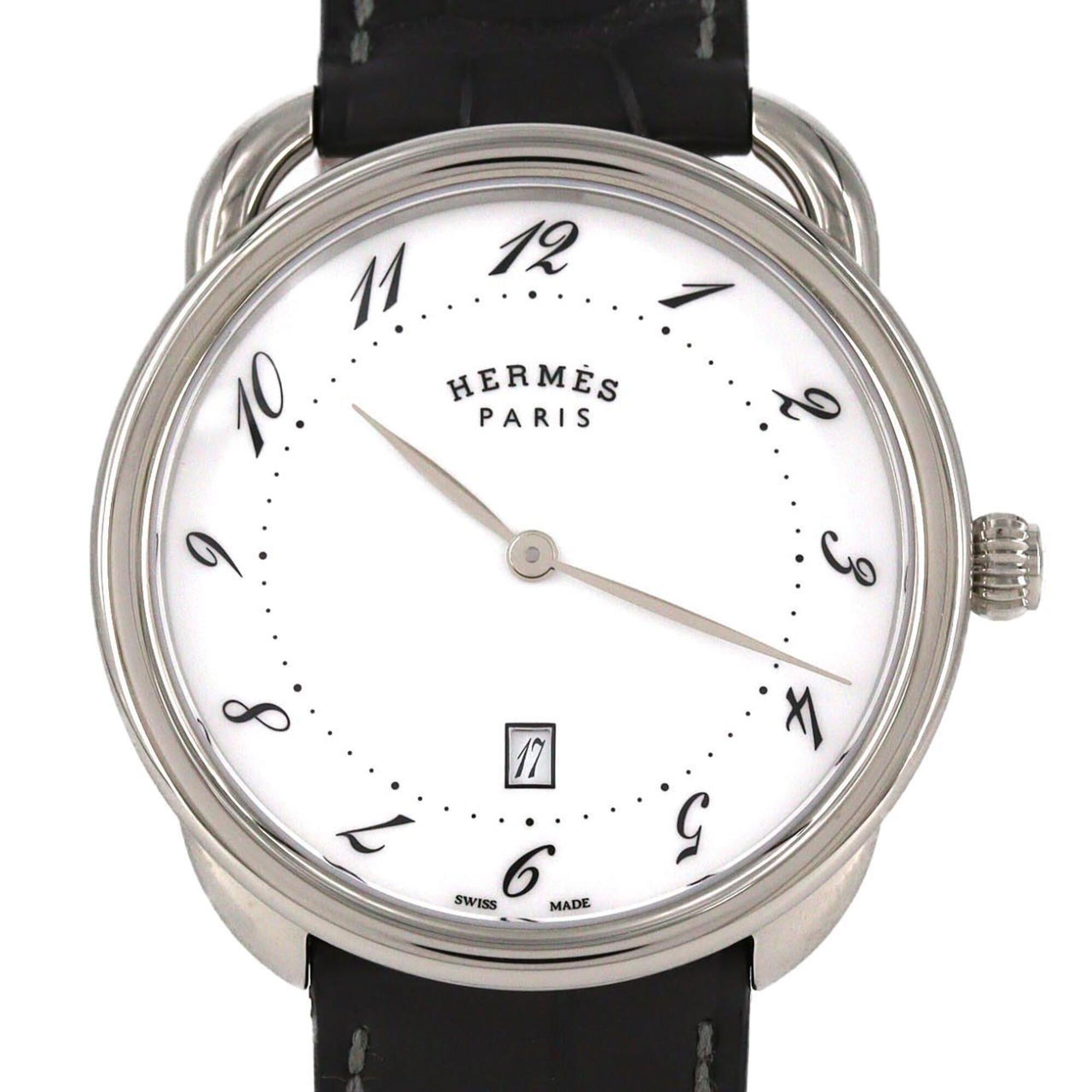 Hermes Arceau AR7Q.810 SS Quartz Watch