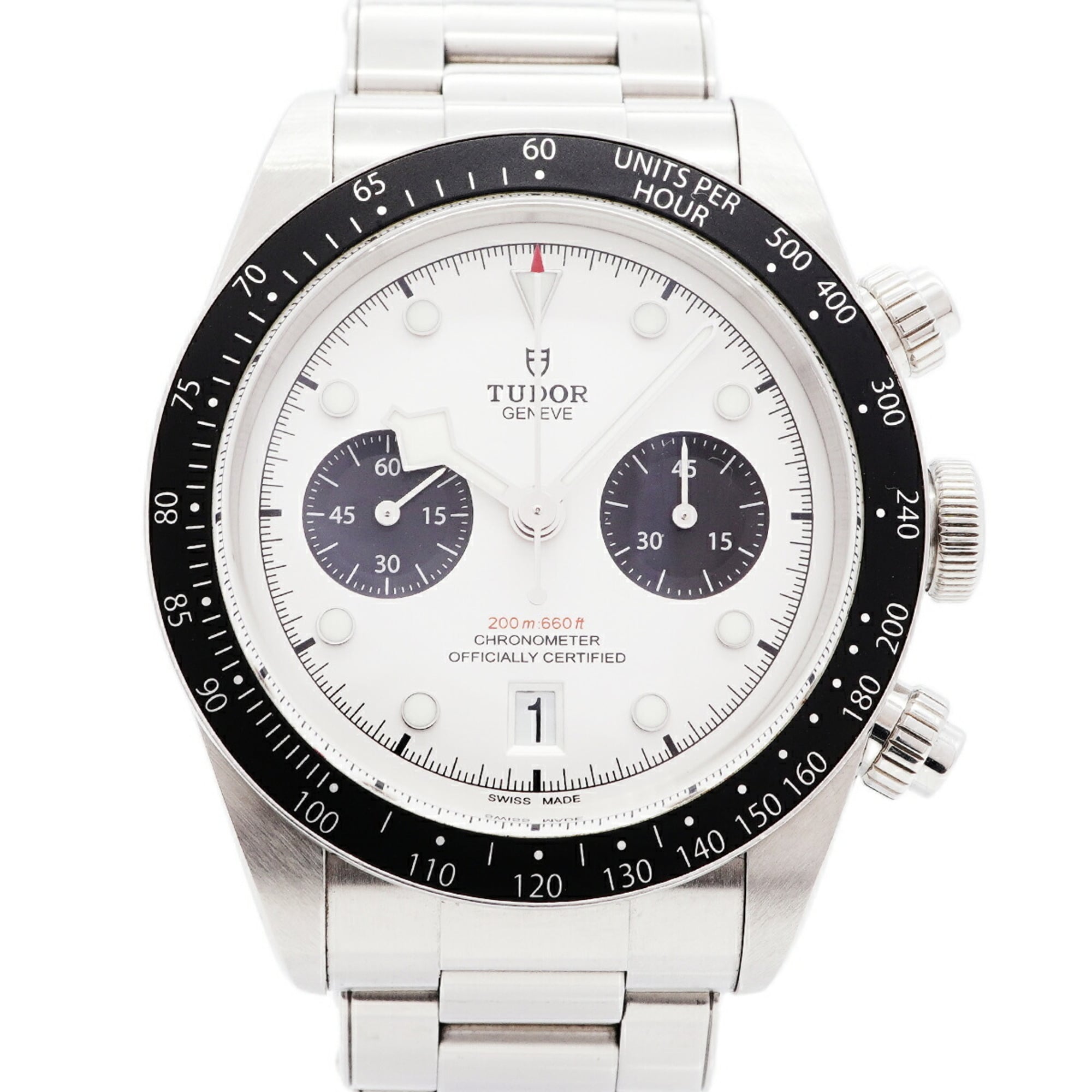Tudor Black Bay Chrono 79360N White Dial Men\'s Watch