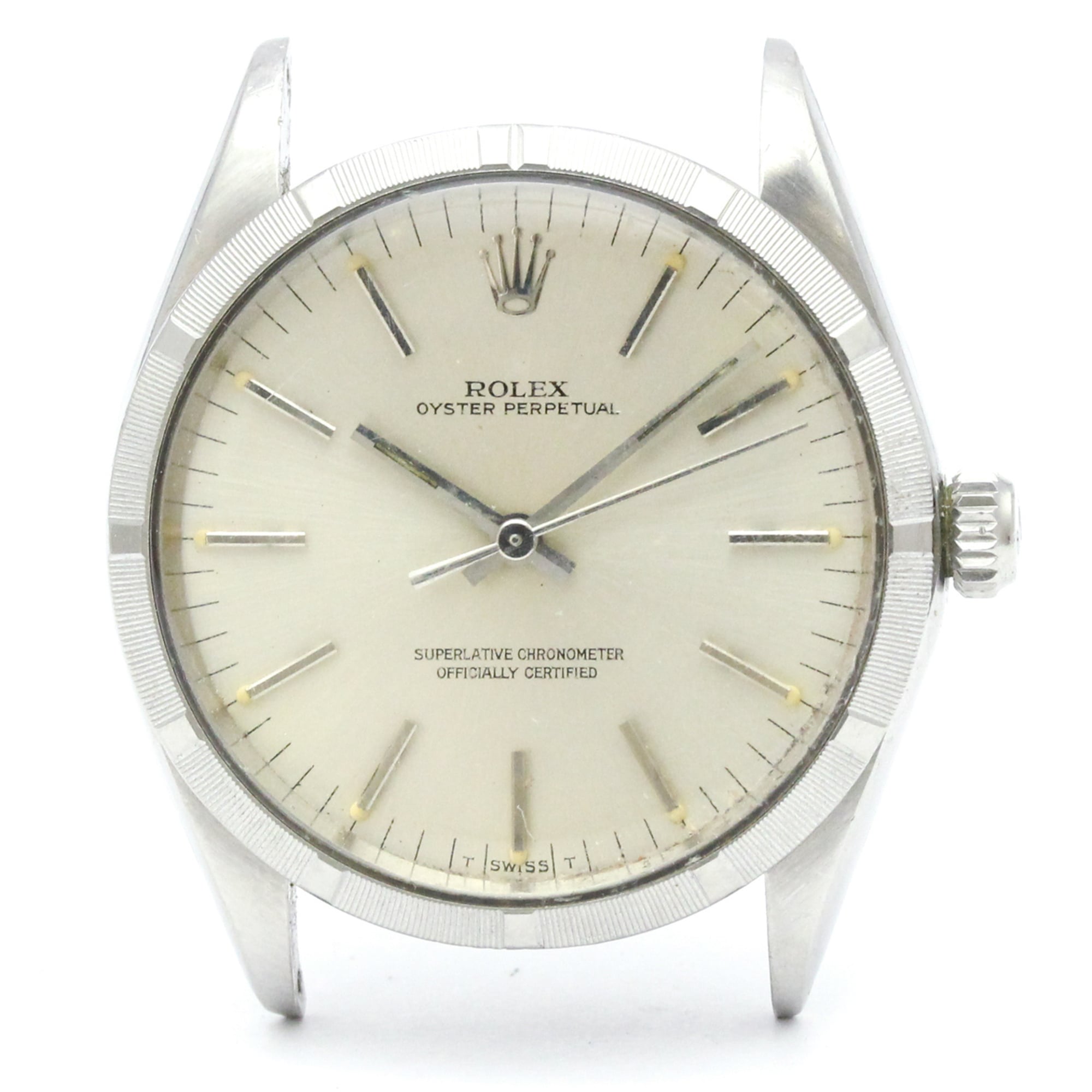 ROLEX Oyster Perpetual 1003 Steel Automatic Mens Watch Head Only