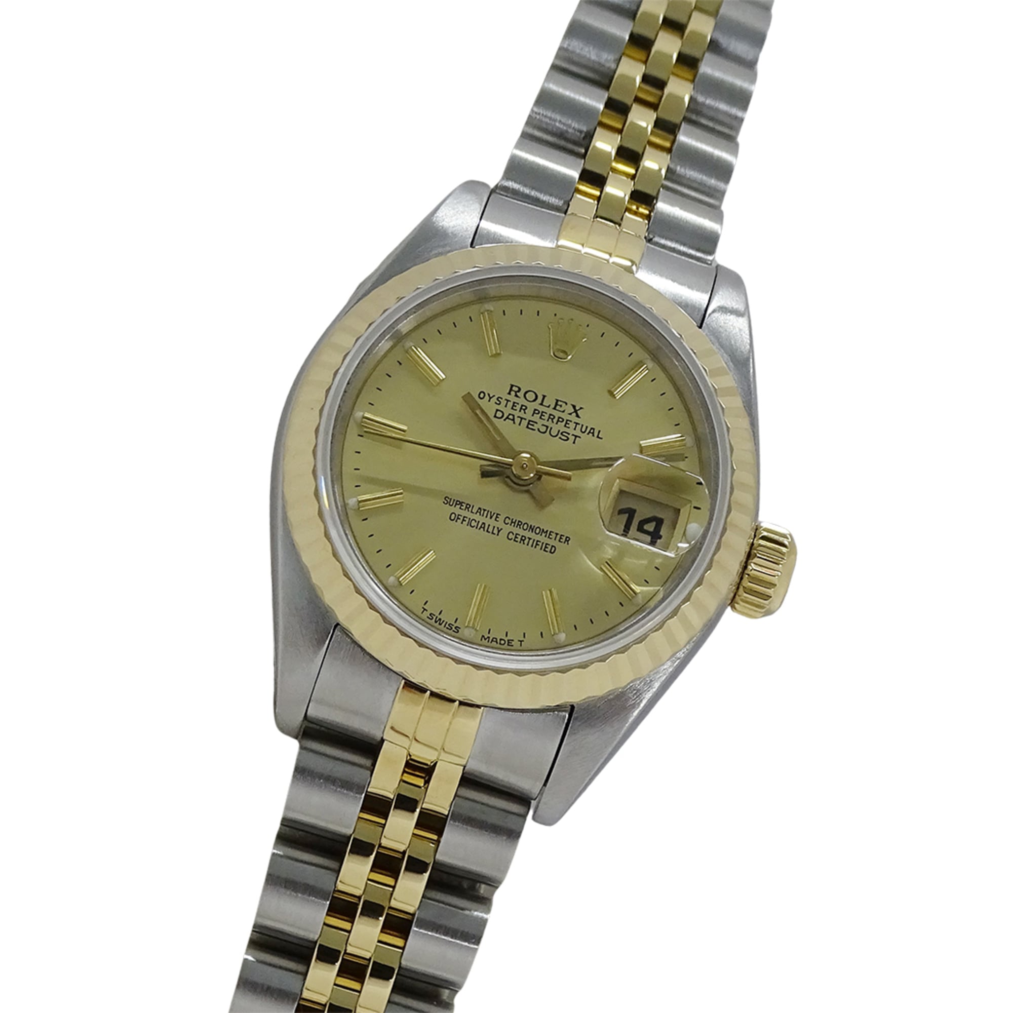 Rolex Datejust 69173 S-serial, Ladies\' Automatic Watch, Stainless Steel (SS) and Gold (YG) Combination.