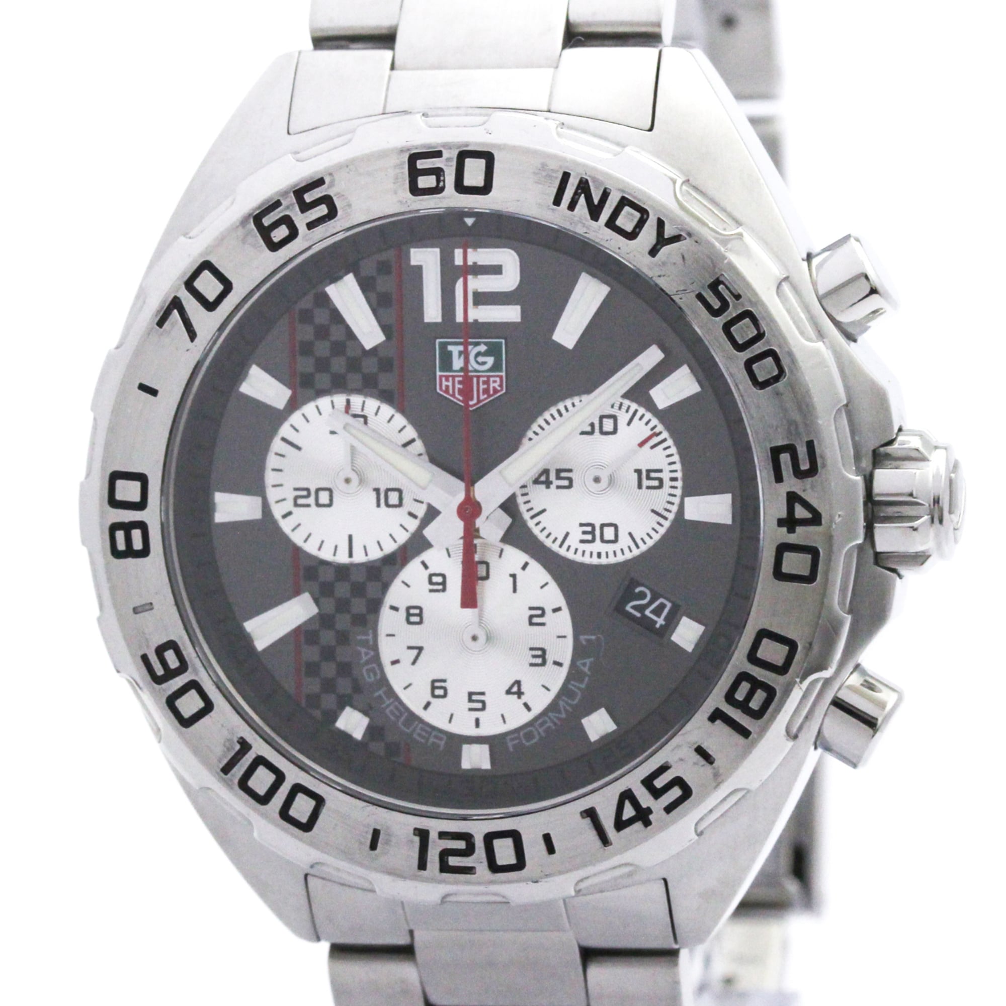 TAG HEUER Formula 1 Chronograph Steel Quartz Watch CAZ1114 Polished