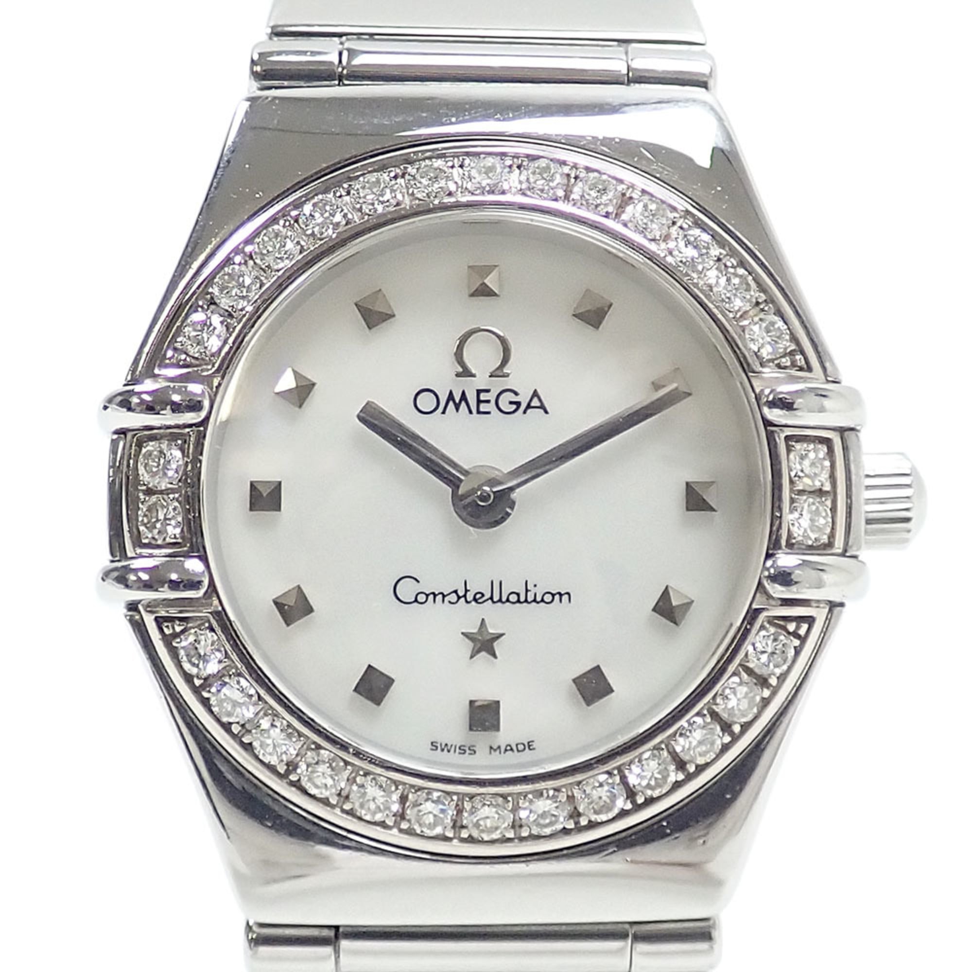 Omega Constellation Mini My Choice Ladies Quartz Watch, Stainless Steel, 1465.71, Battery-Powered