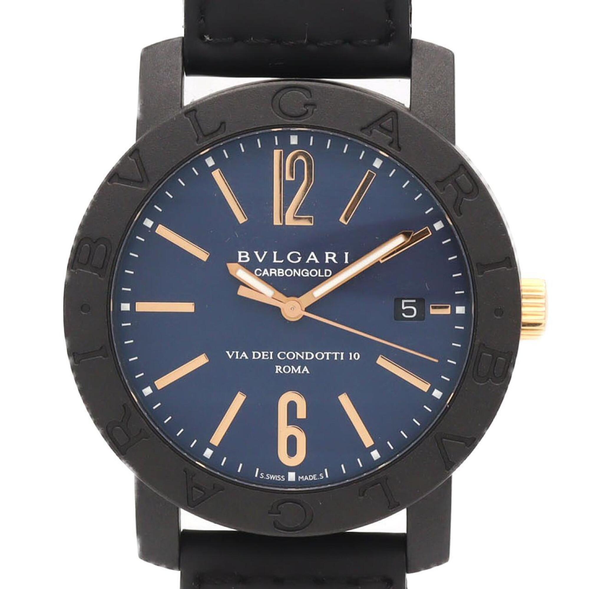 Bvlgari Carbon Gold BB40CL BBP40C3CGLD 102634 Automatic Watch