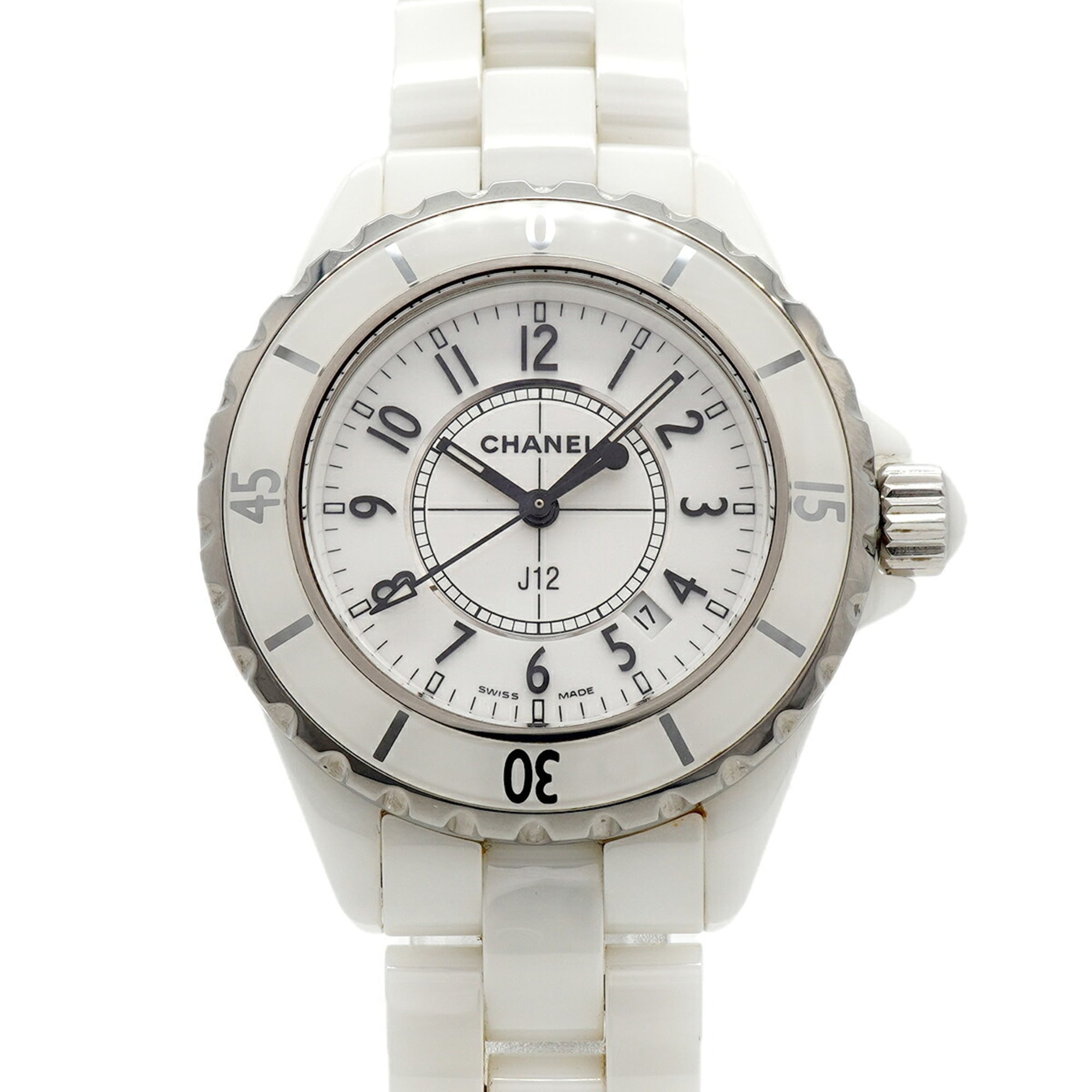 Chanel J12 H0968 White Dial Women\'s Watch