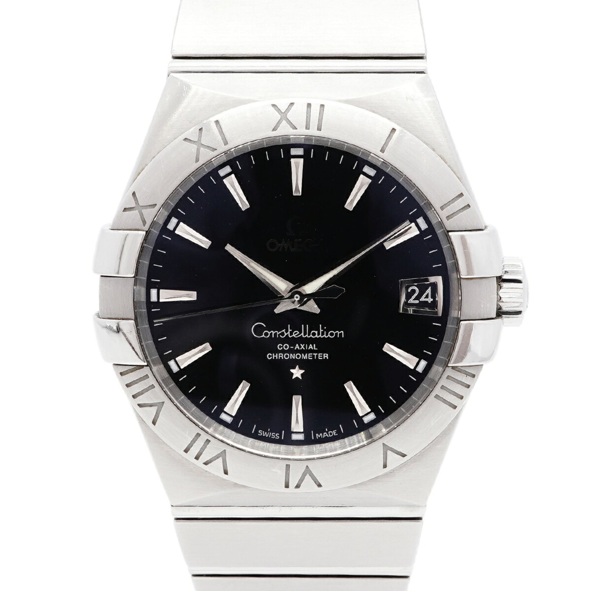 Omega Constellation Co-Axial Date 123.10.38.21.01.001 Black Dial Men\'s Watch
