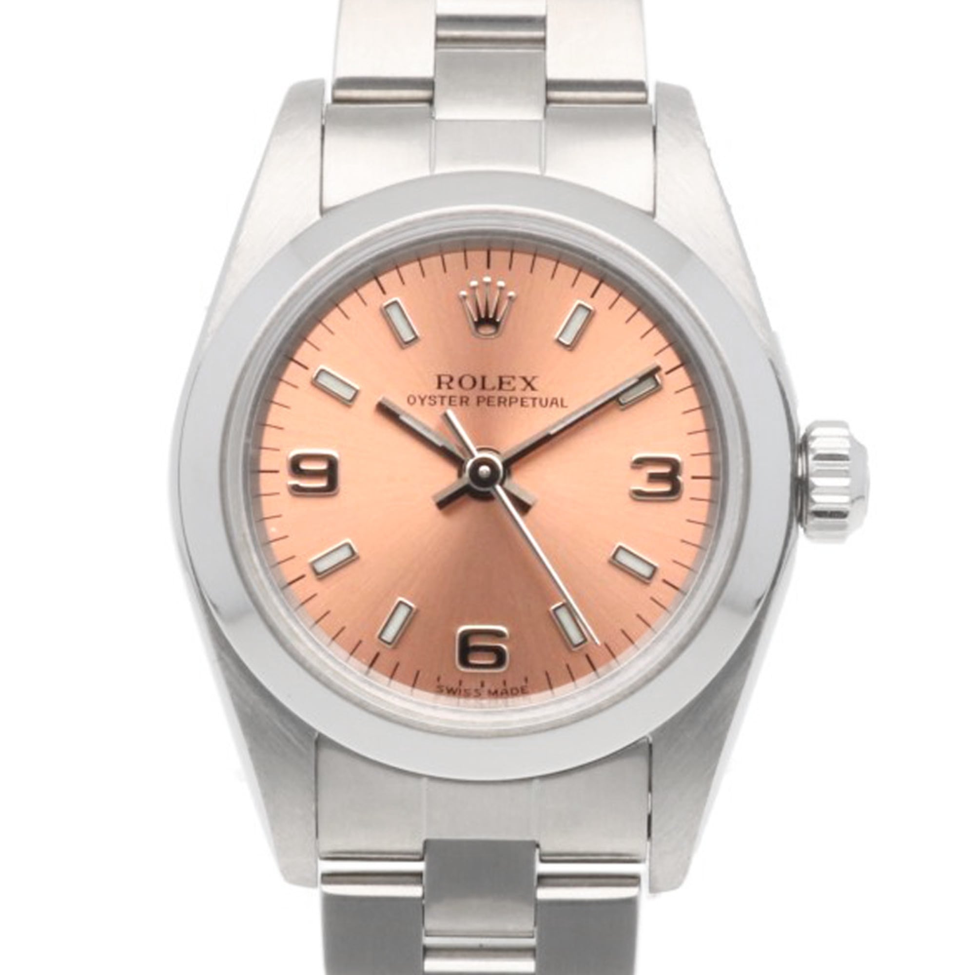 Rolex Oyster Perpetual Wristwatch, Stainless Steel, 76080, Automatic Winding, Overhauled, Polished, A-serial, Ladies\' ROLEX