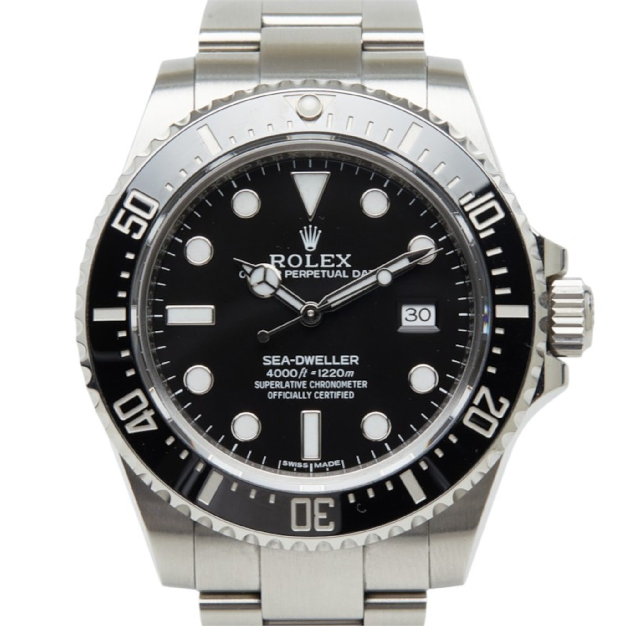 Rolex Sea-Dweller 4000 SEA-DWELLER Watch 116600 Automatic Winding Black Dial Stainless Steel Men\'s ROLEX