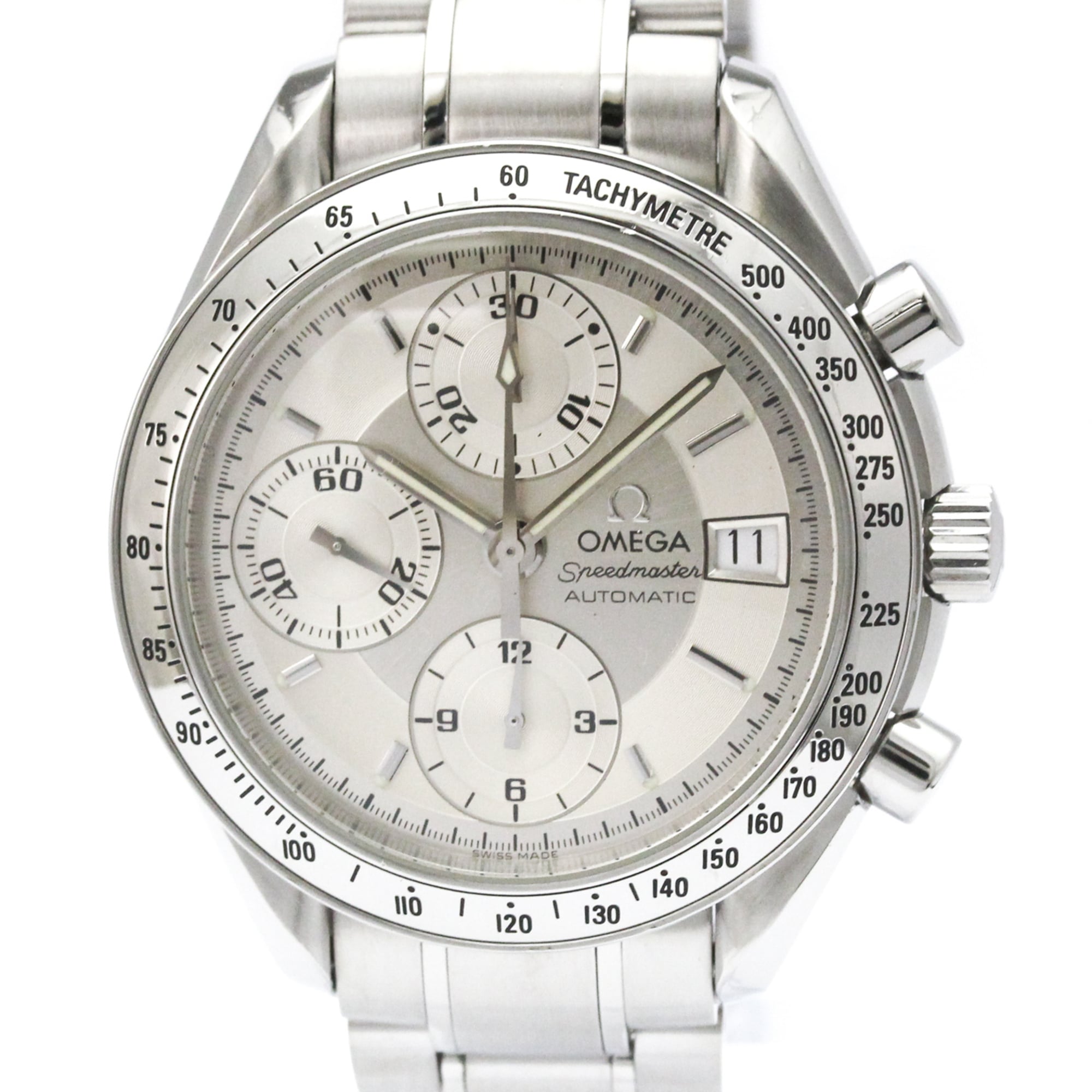 OMEGA Speedmaster Date Steel Automatic Mens Watch 3513.30 Polished