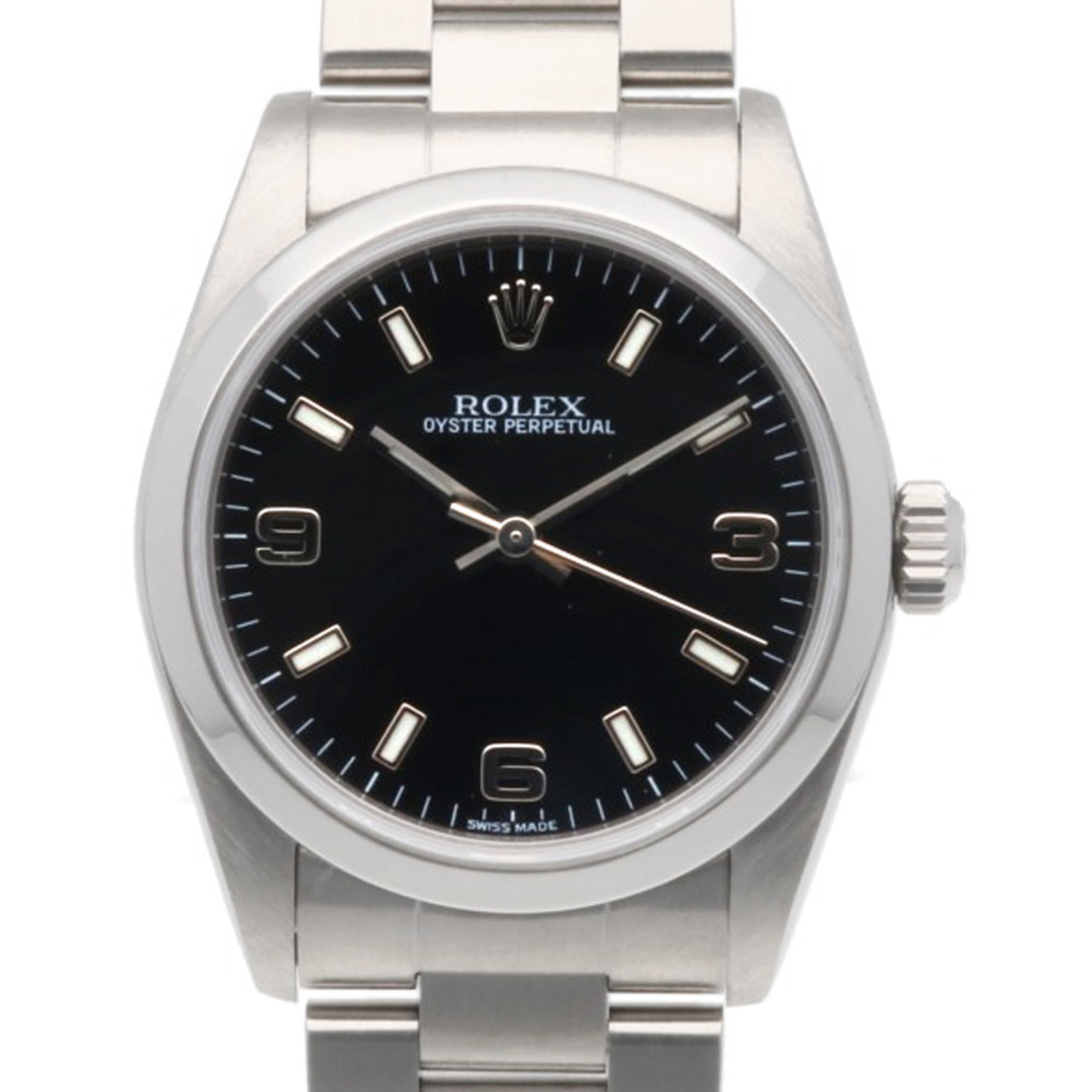 Rolex Oyster Perpetual Watch, Stainless Steel, 77080, Automatic Winding, Overhauled, Polished, Y-serial number, Men\'s/Women\'s.
