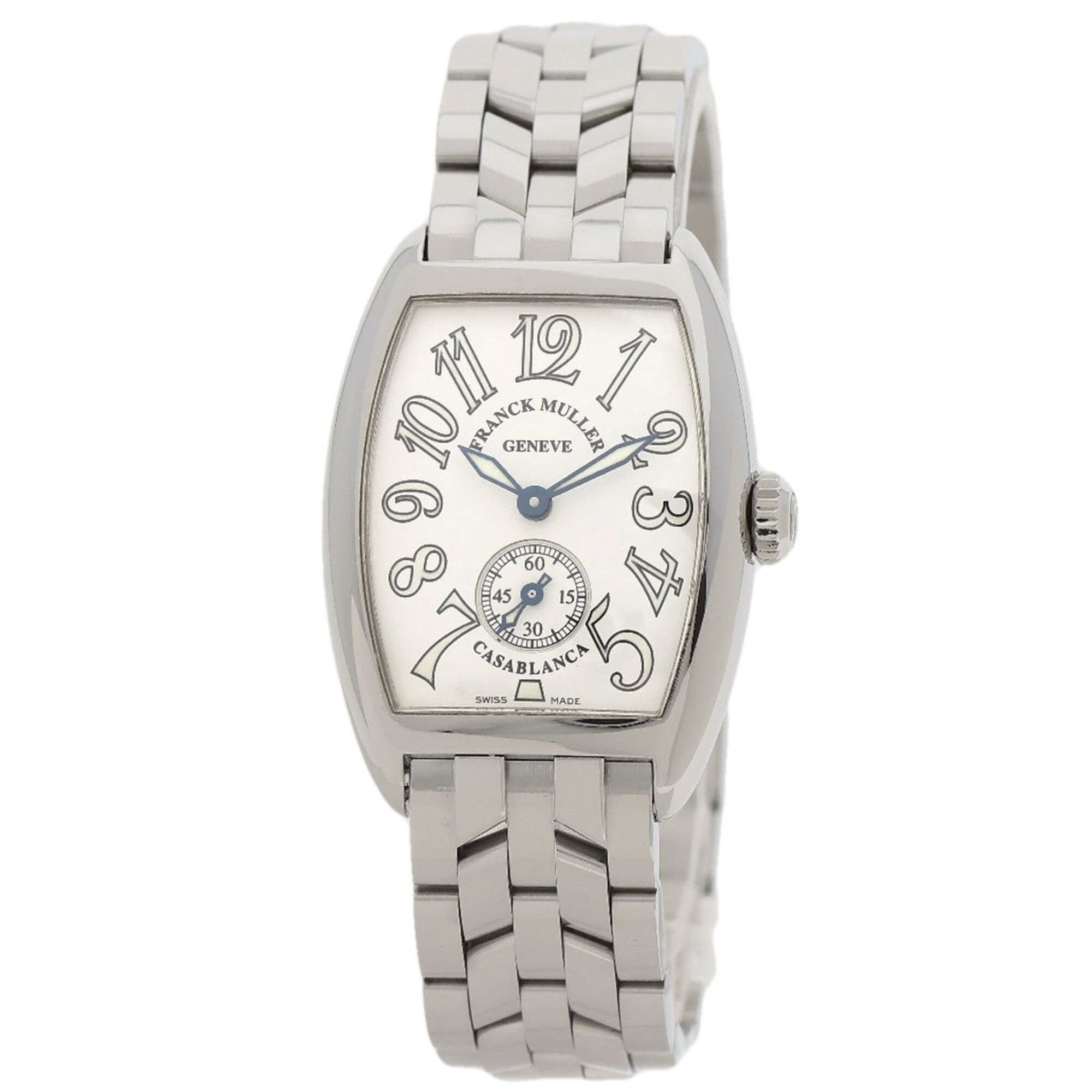 Franck Muller 1750S6 Tonneau Curvex Watch Stainless Steel SS Ladies FRANCK MULLER