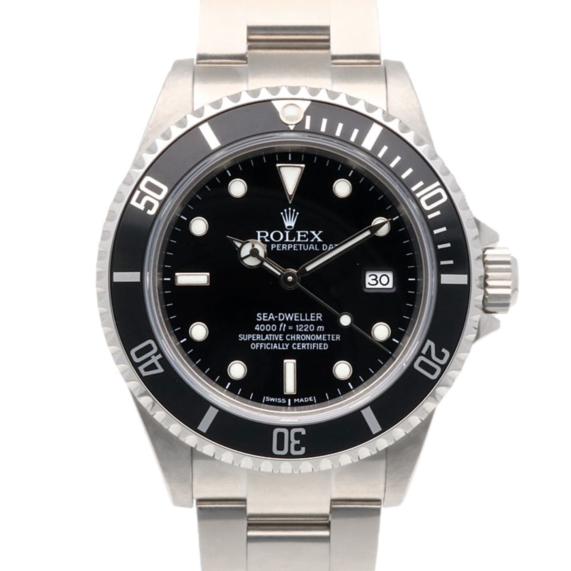 Rolex Sea-Dweller Oyster Perpetual Watch, Stainless Steel, 16600 Automatic Movement, Overhauled, K-serial, Men\'s, ROLEX 1220M