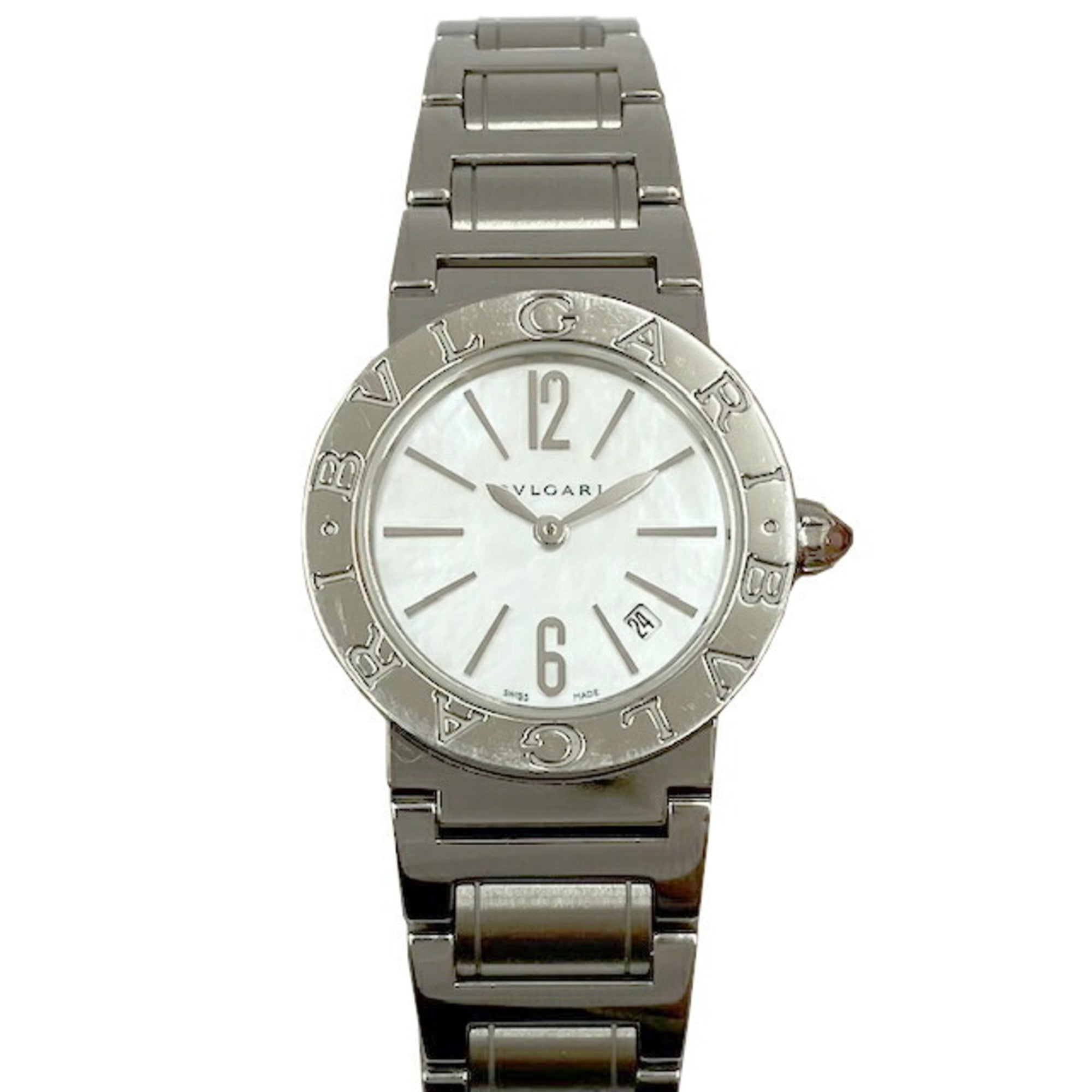 BVLGARI Bulgari BBL26S Quartz Watch SS Shell Dial Women\'s 26mm