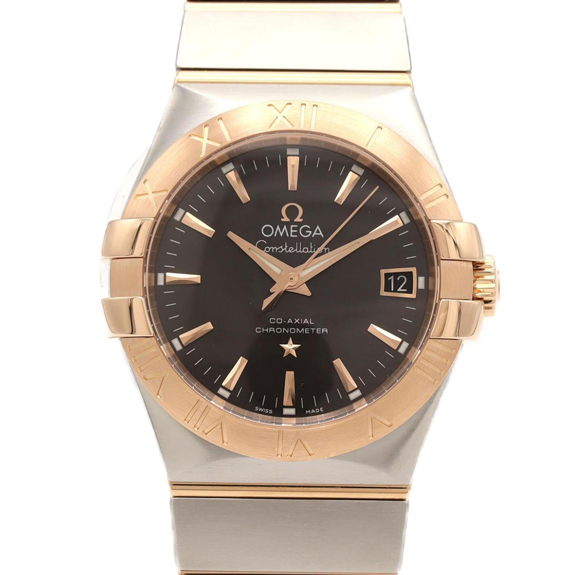 Omega Constellation Brushed RG Combination 123.20.35.20.06.002 SSxPG Automatic Watch