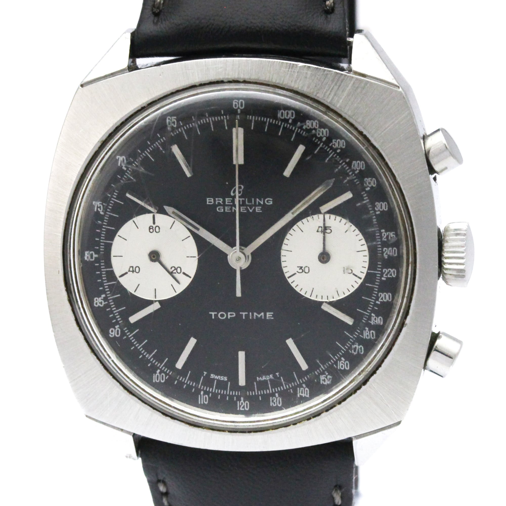 BREITLING Top Time Steel Hand-Winding Mens Watch 2011 Vintage