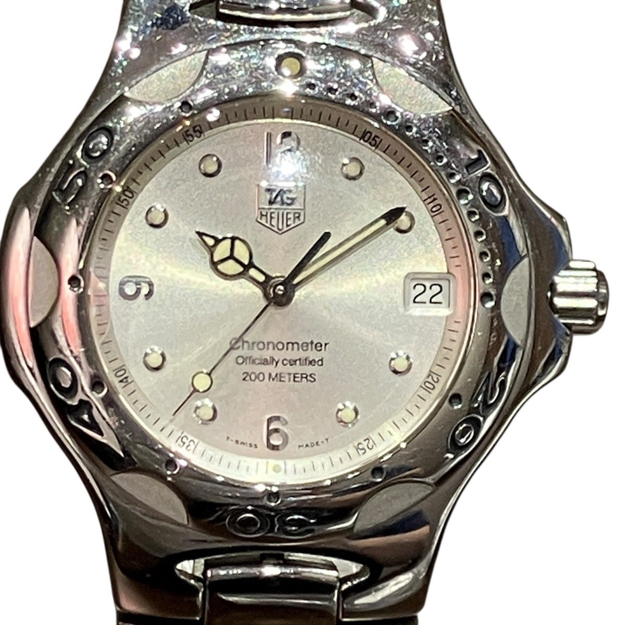 TAG Heuer Kirium Chronometer Watch, Total Weight 135.2g, Stainless Steel, Automatic Movement, Silver Dial, WL5115
