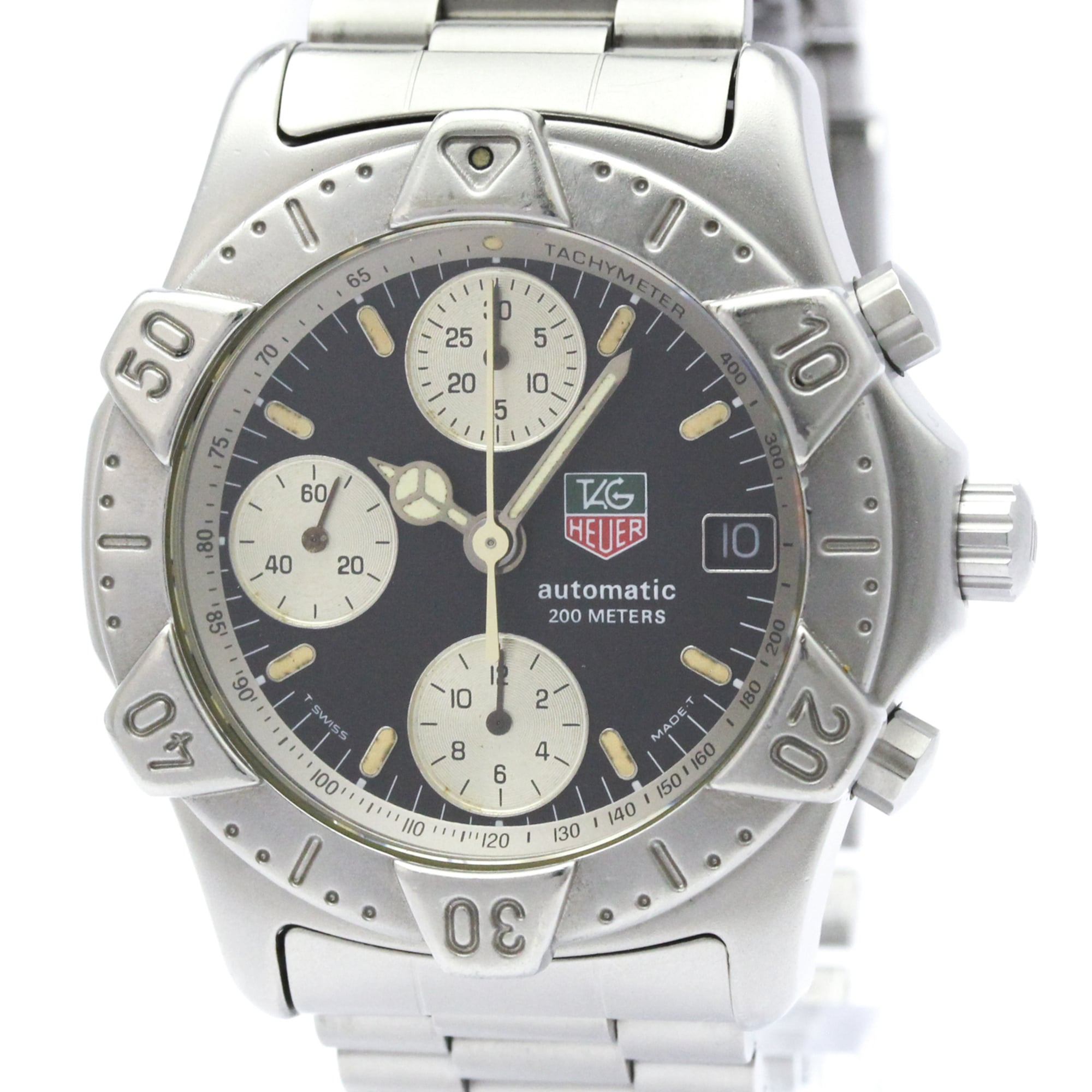 TAG HEUER Chronograph Diver Steel Automatic Mens Watch 740.306