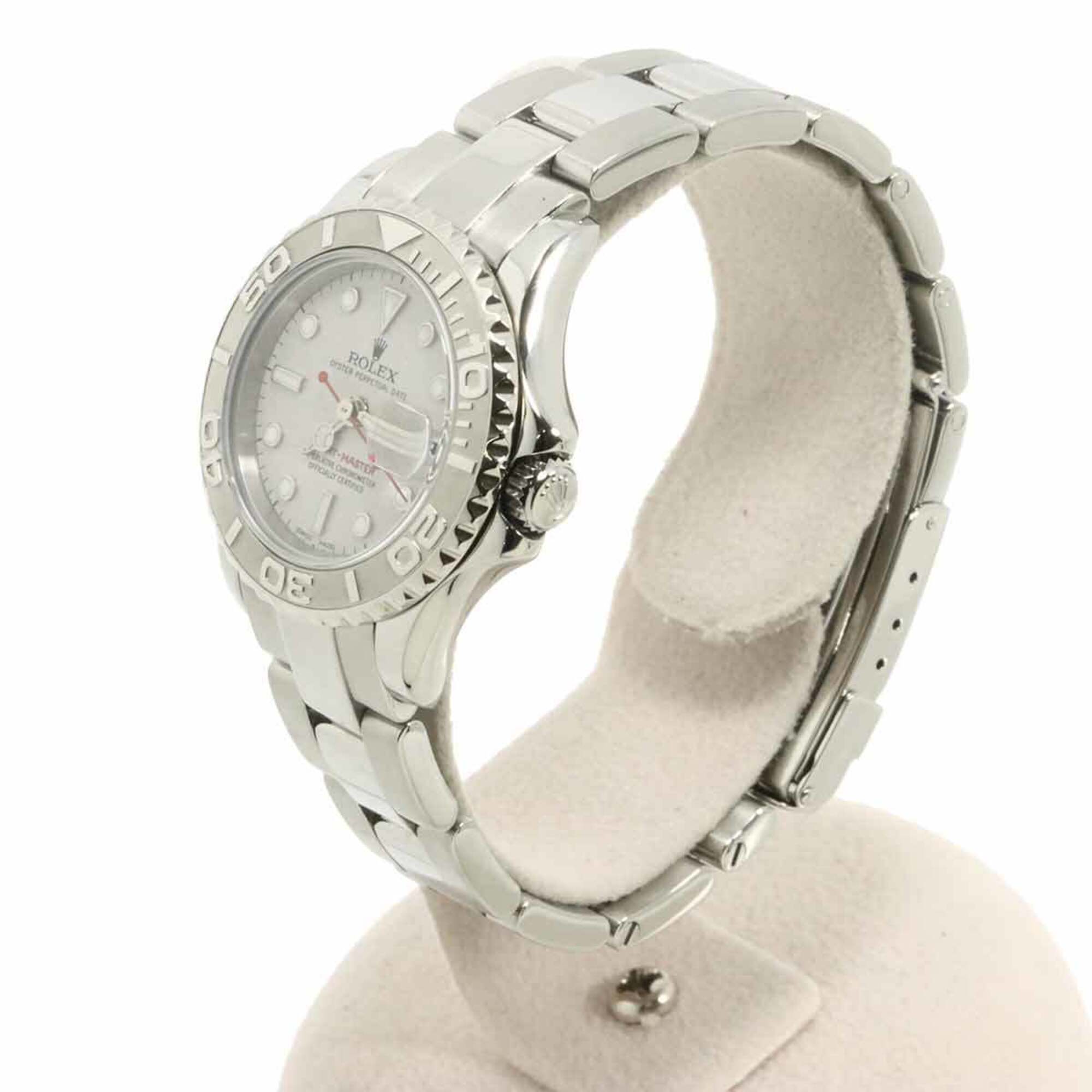 Rolex Yachtmaster Rolesium 169622 K-serial Ladies\' Watch, Date, PT, Automatic Winding.