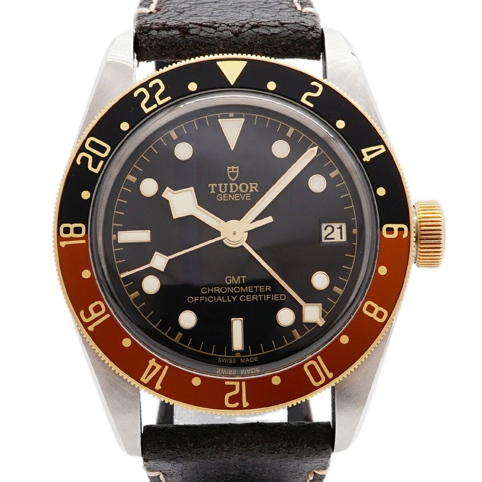 Tudor Black Bay GMT S&G 79833MN Dial Men\'s Watch