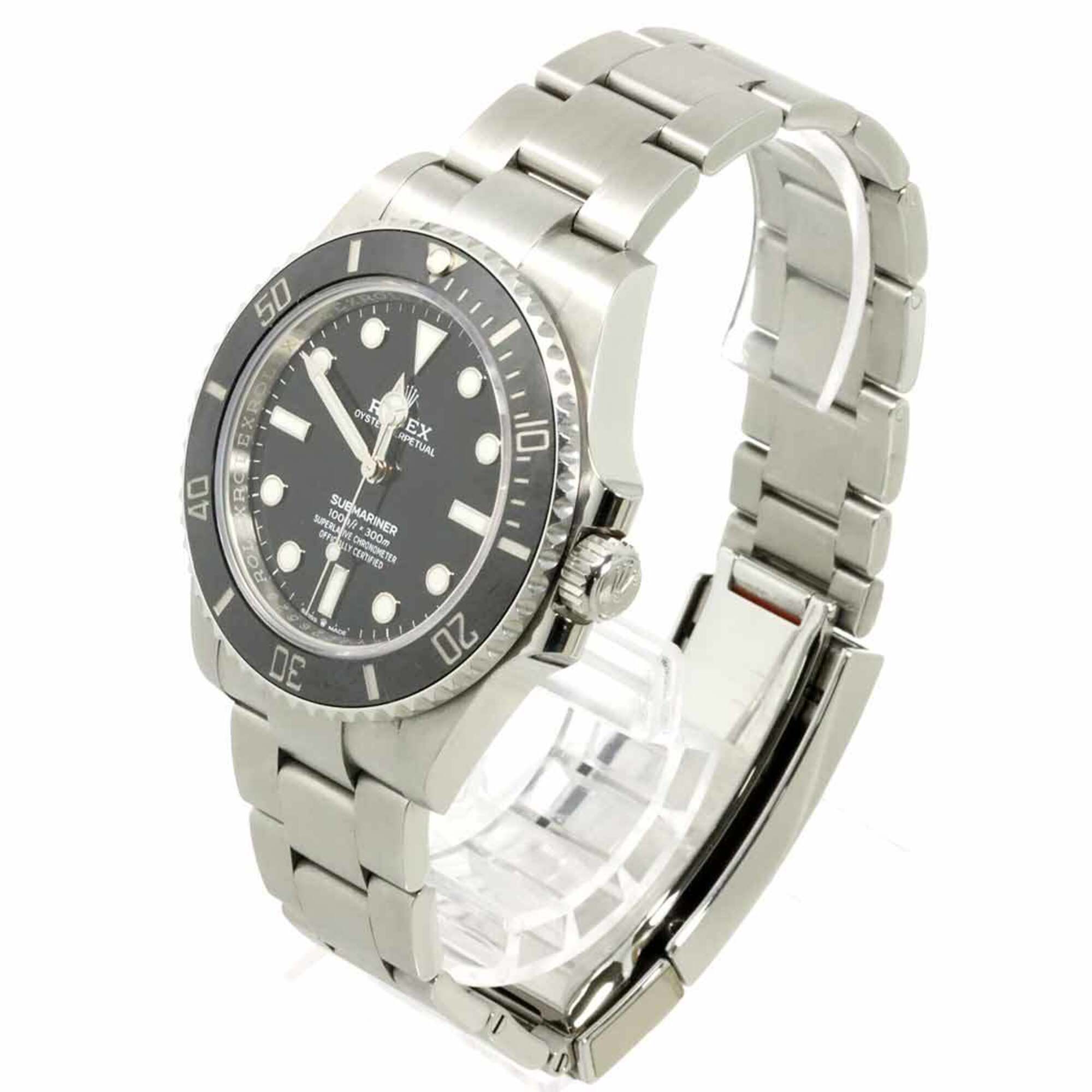 Rolex Submariner No Date 124060 Random Serial Number Roulette Men\'s Watch Black Automatic Self-Winding