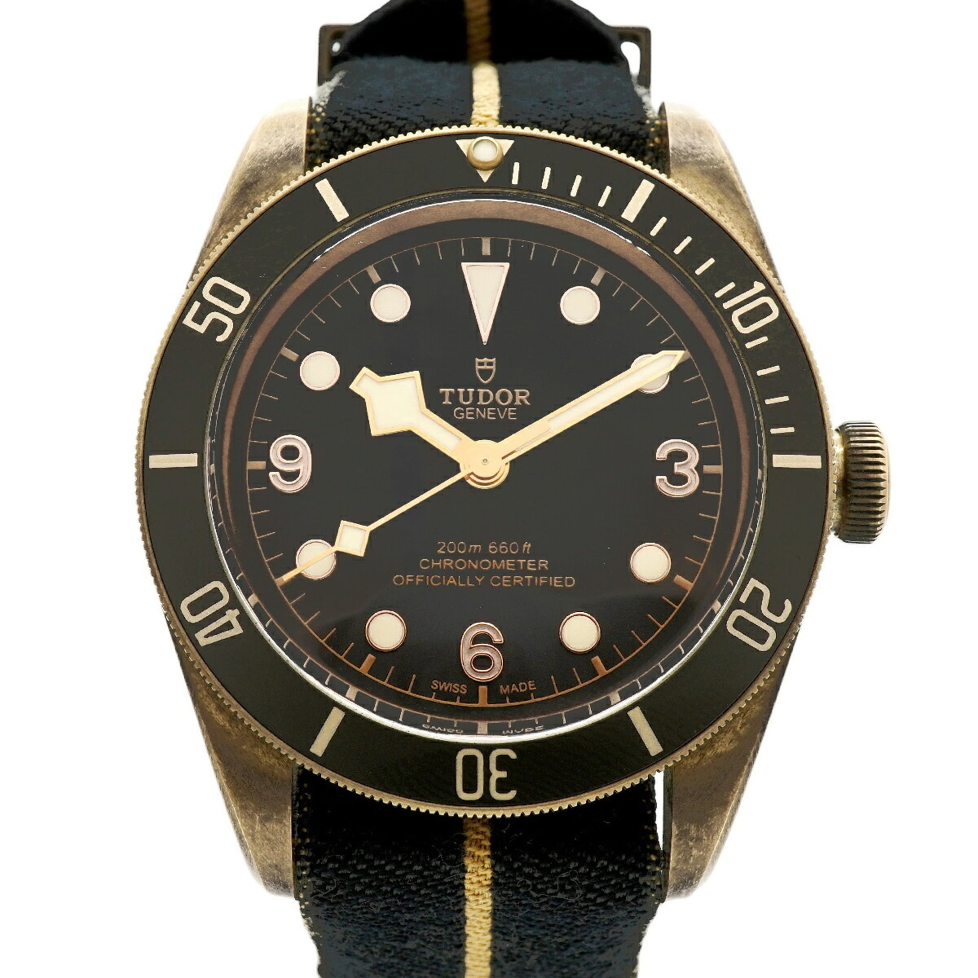 Tudor Heritage Black Bay Bronze 79250BA Dial Men\'s Watch