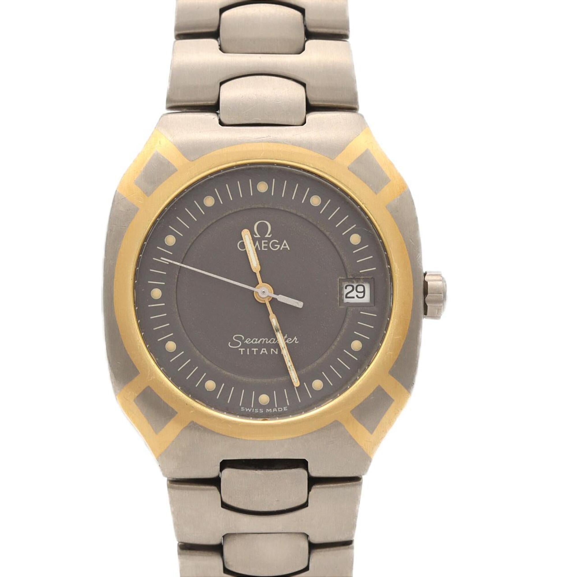 Omega Seamaster Polaris TI 5814.40 TIxYG Quartz Watch