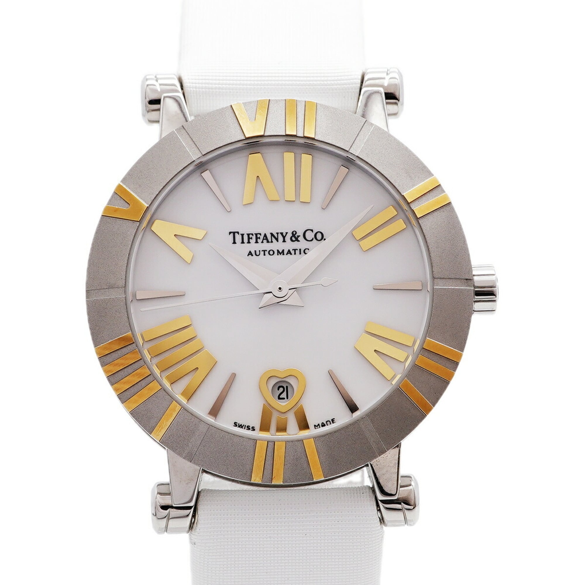 Tiffany & Co. Atlas Z1300.68.16A20A41A White Dial Women\'s Watch