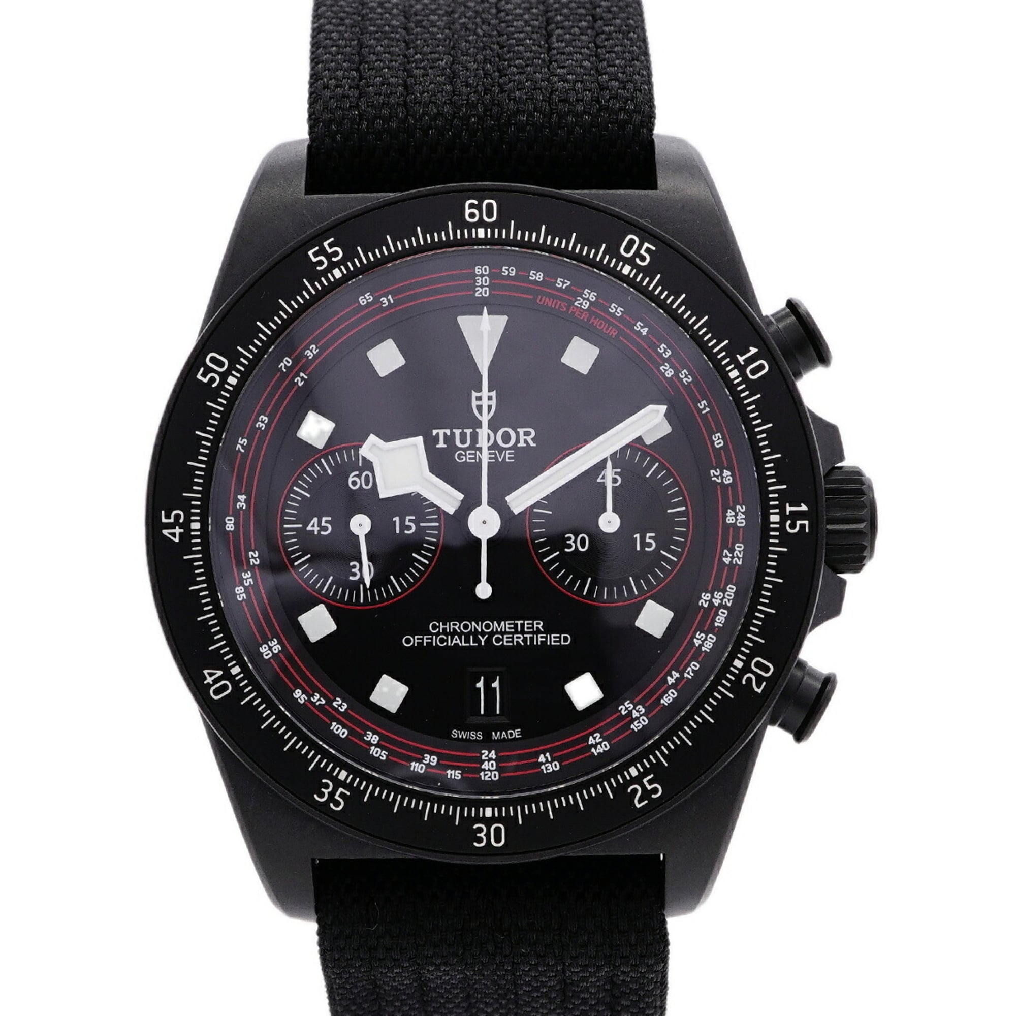 Tudor Pelagos FXD Chrono 25827KN Black Dial Men\'s Watch