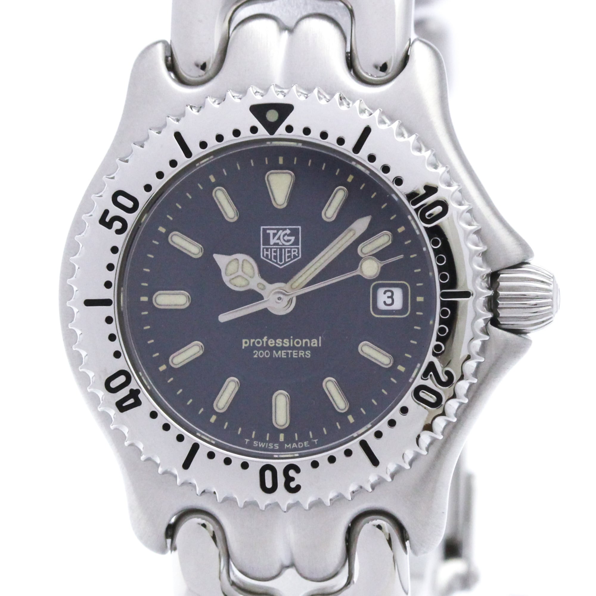 TAG HEUER Sel Professional 200M Steel Quartz Ladies Watch WG1317-2 Polished