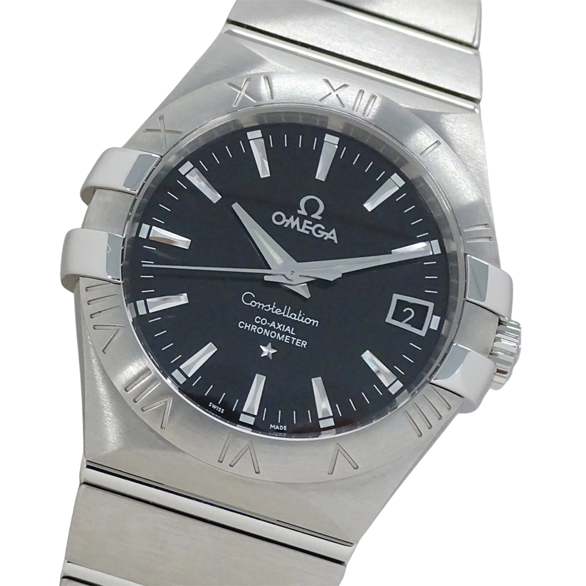 Omega Constellation 123.10.35.20.01.001 Men\'s Watch, Brand Name, Co-Axial Chronometer, Date, Automatic Movement, Stainless Steel (SS)